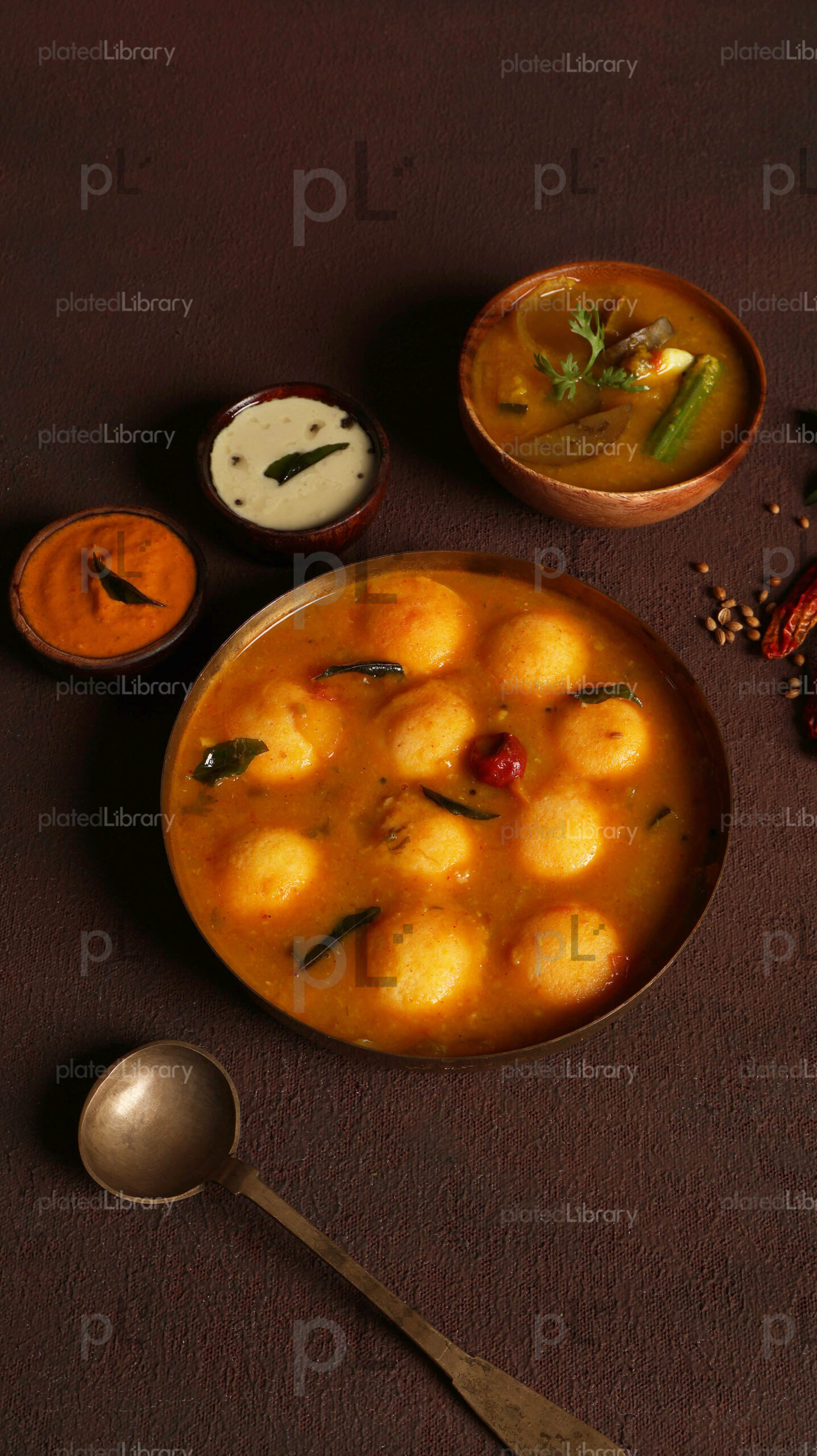 Sambar Button Idli