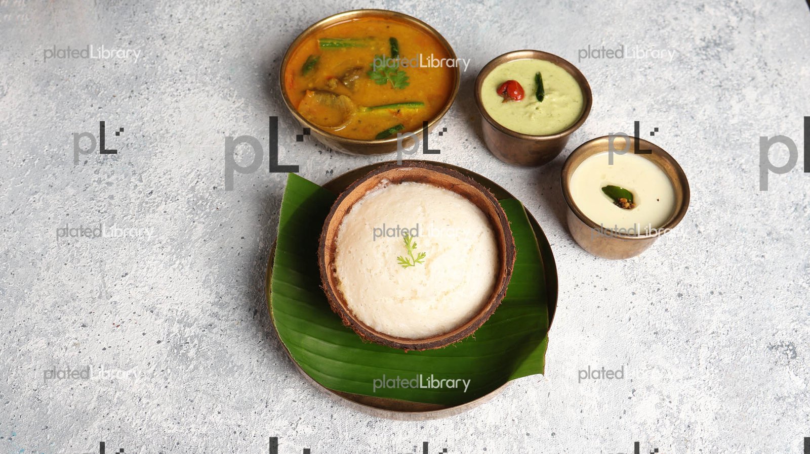 Coconut Shell Idli