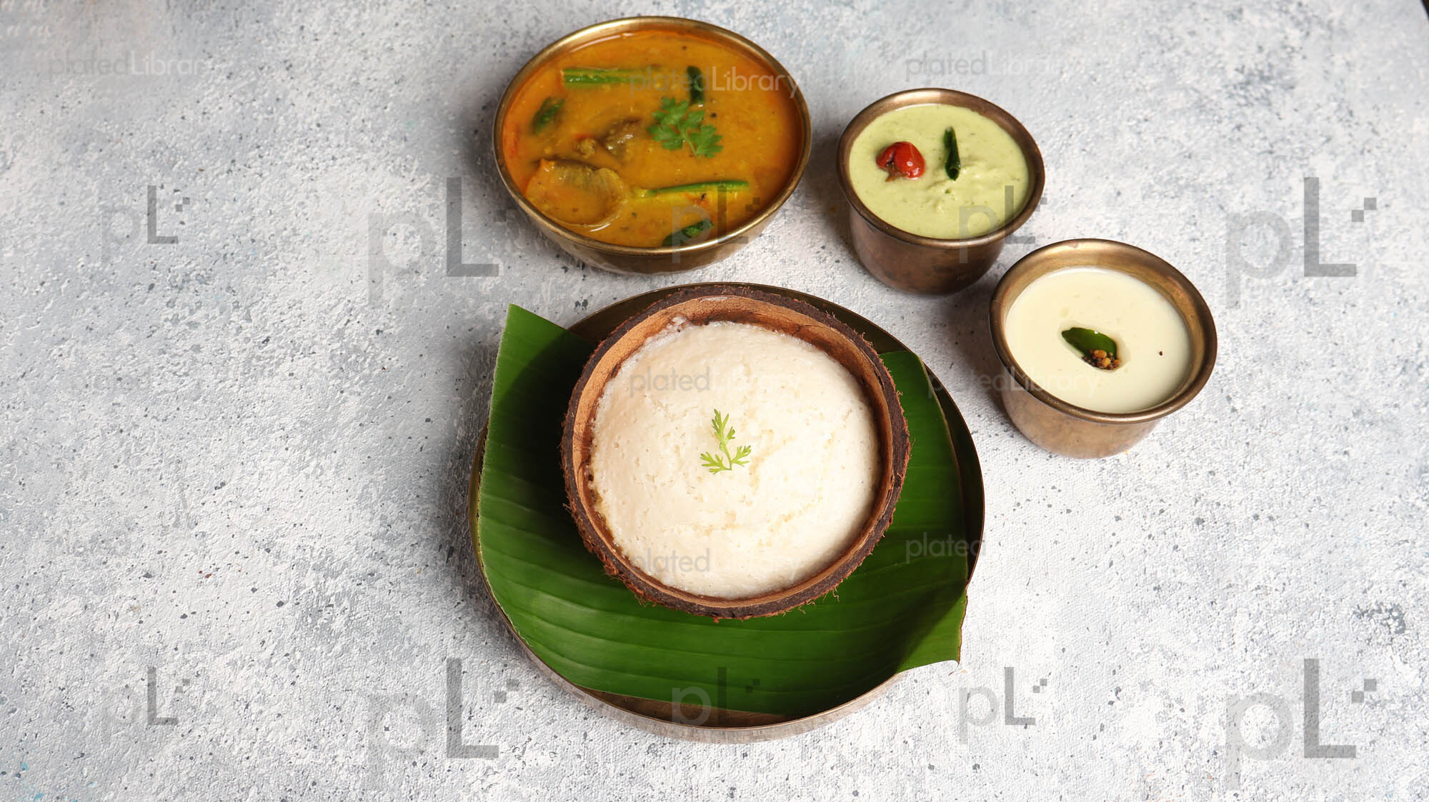 Coconut Shell Idli