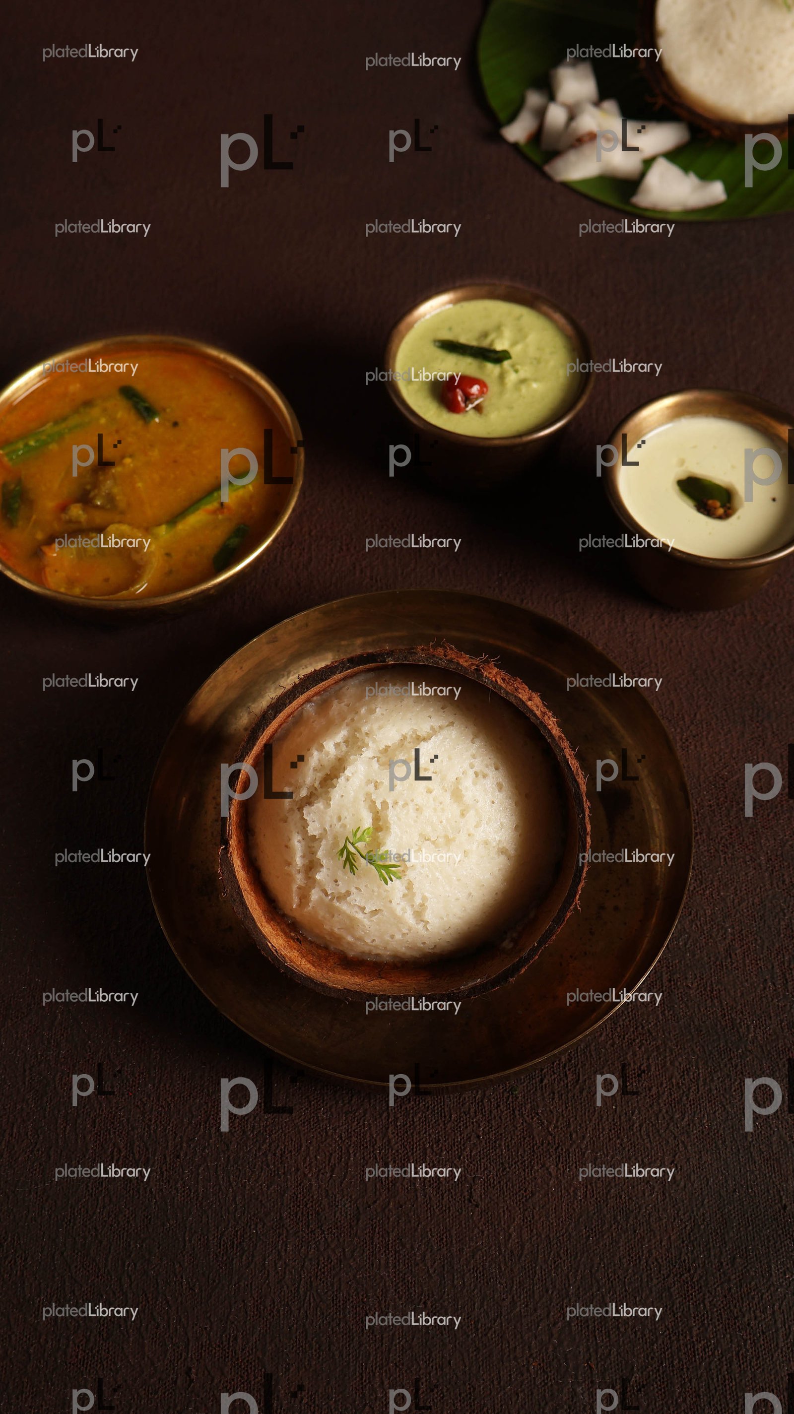 Coconut Shell Idli