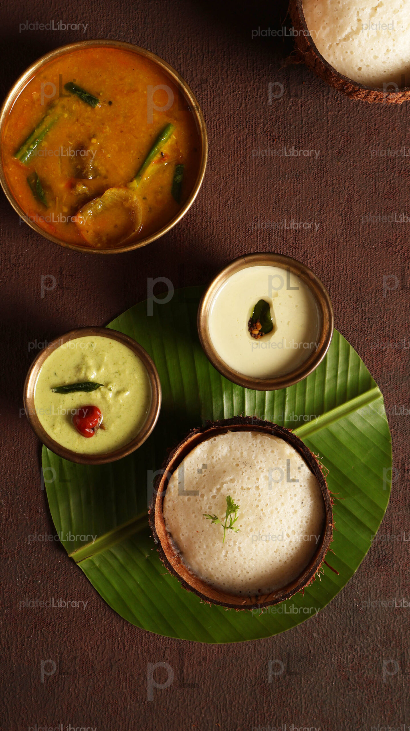 Coconut Shell Idli