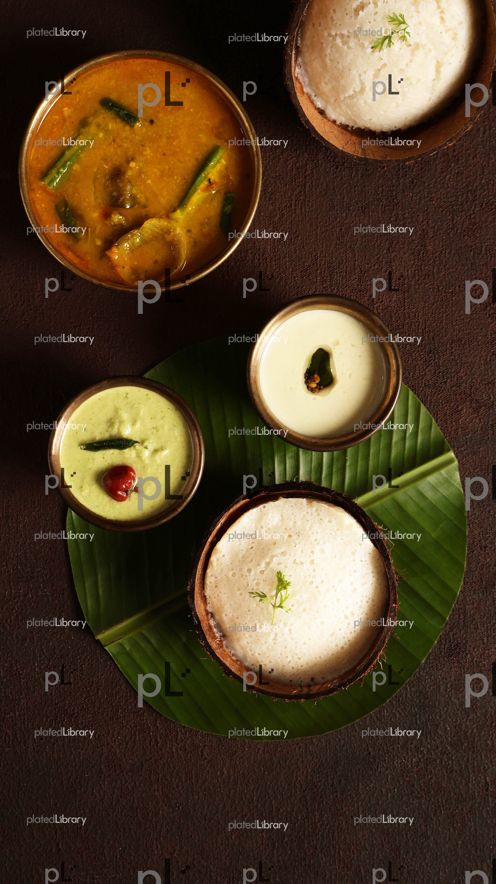 Coconut Shell Idli