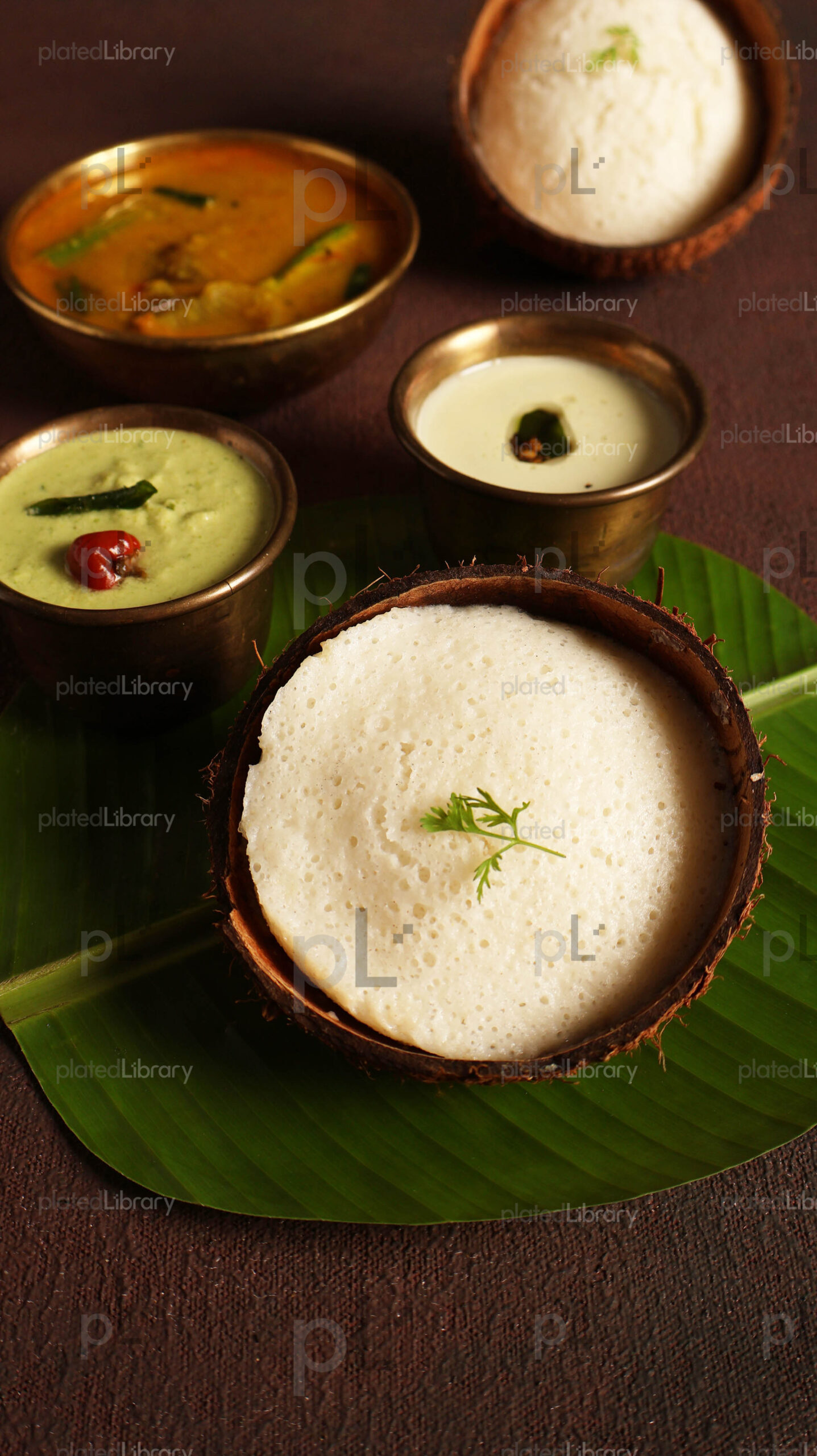 Coconut Shell Idli