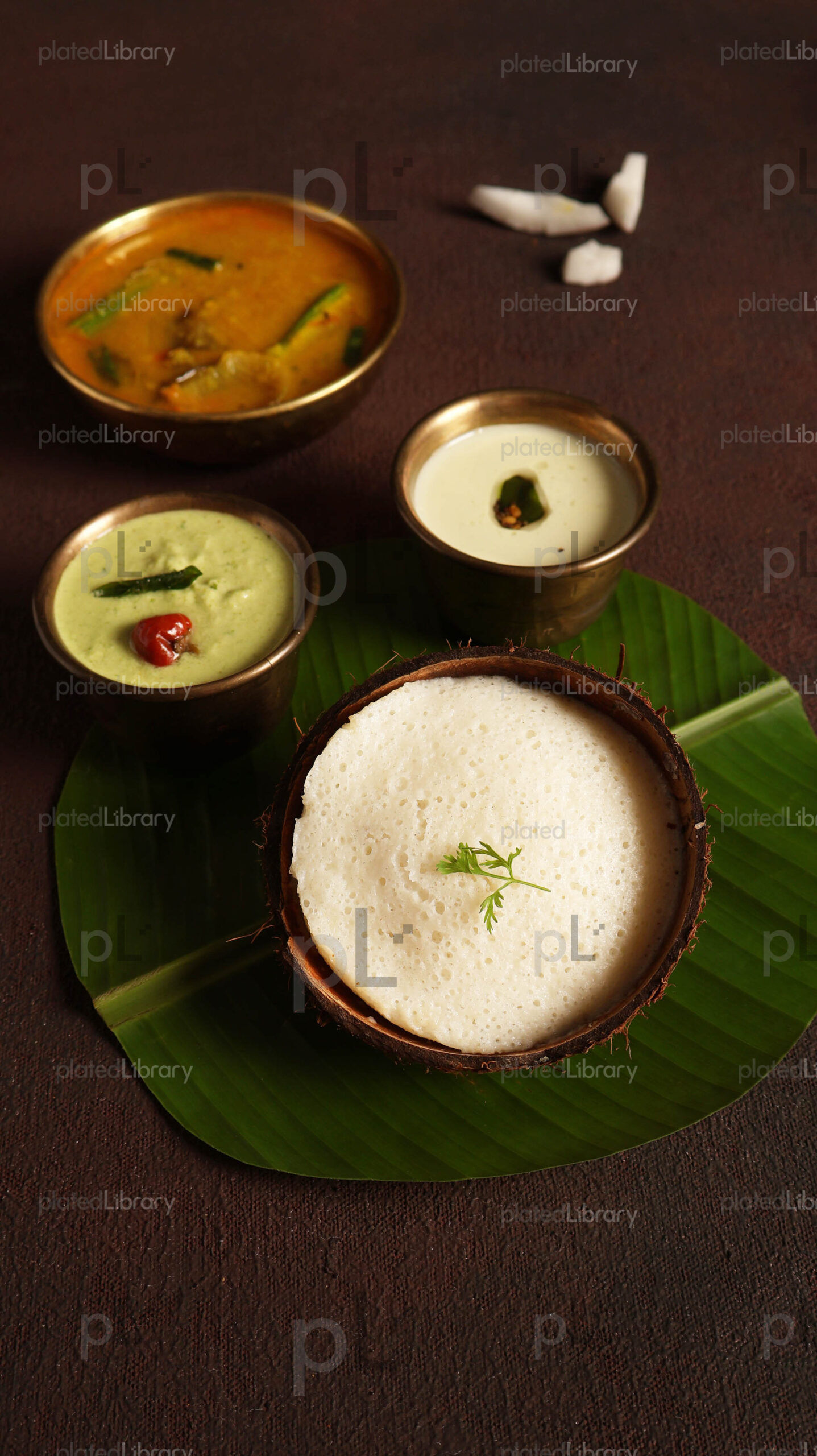 Coconut Shell Idli