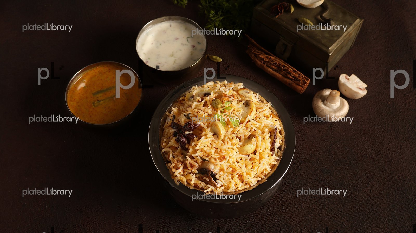 Mushroom Biryani