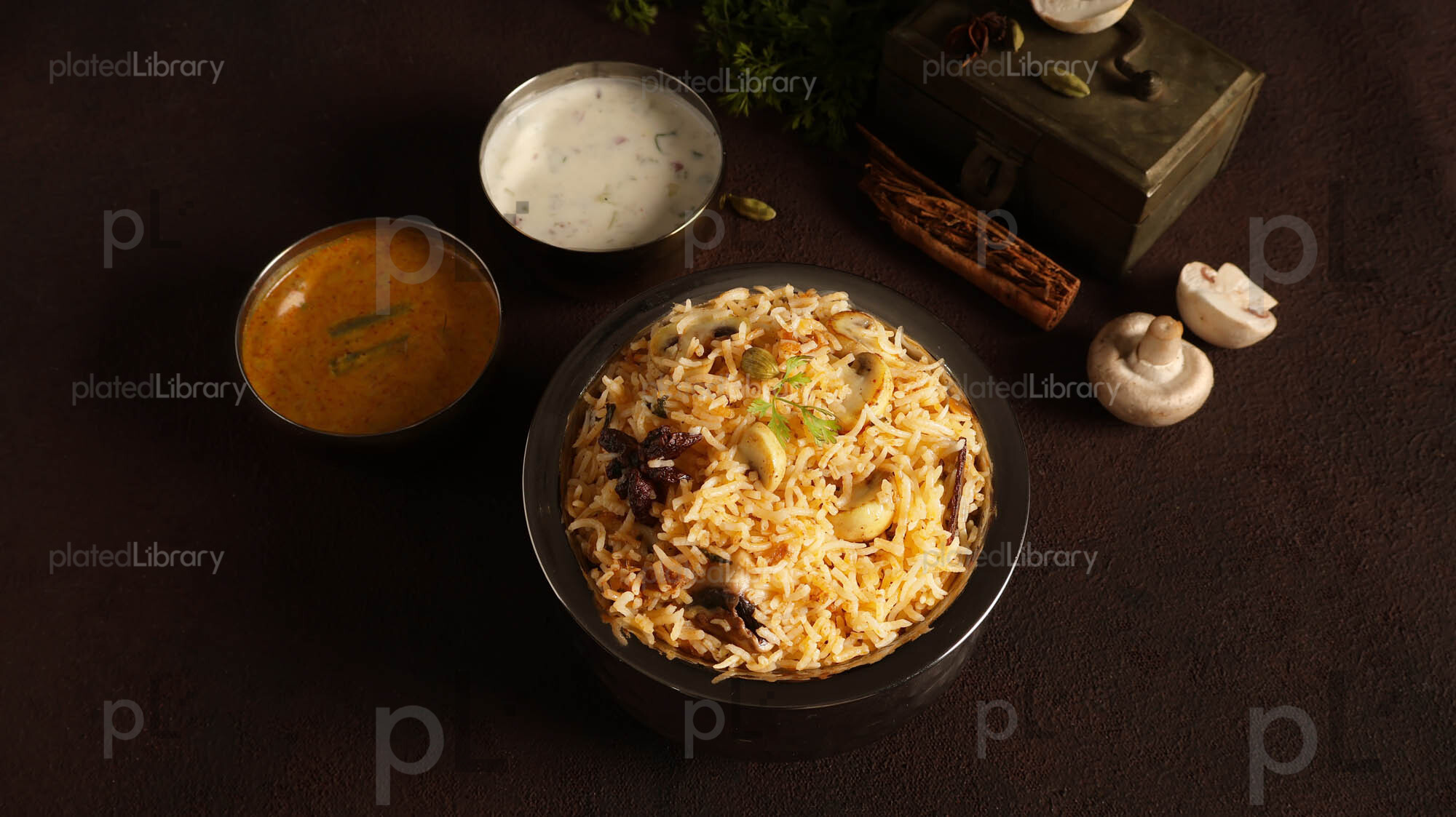 Mushroom Biryani