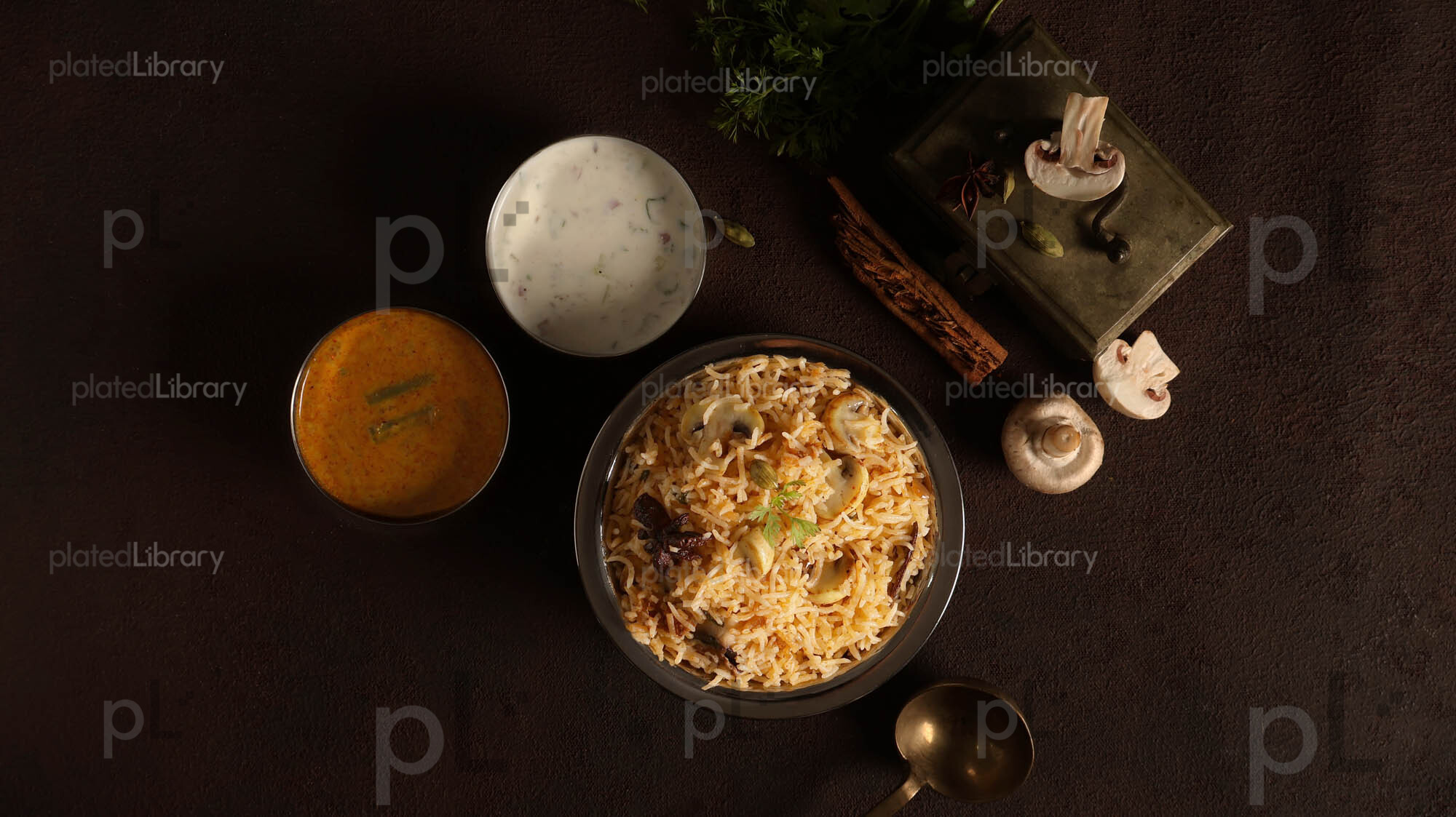 Mushroom Biryani