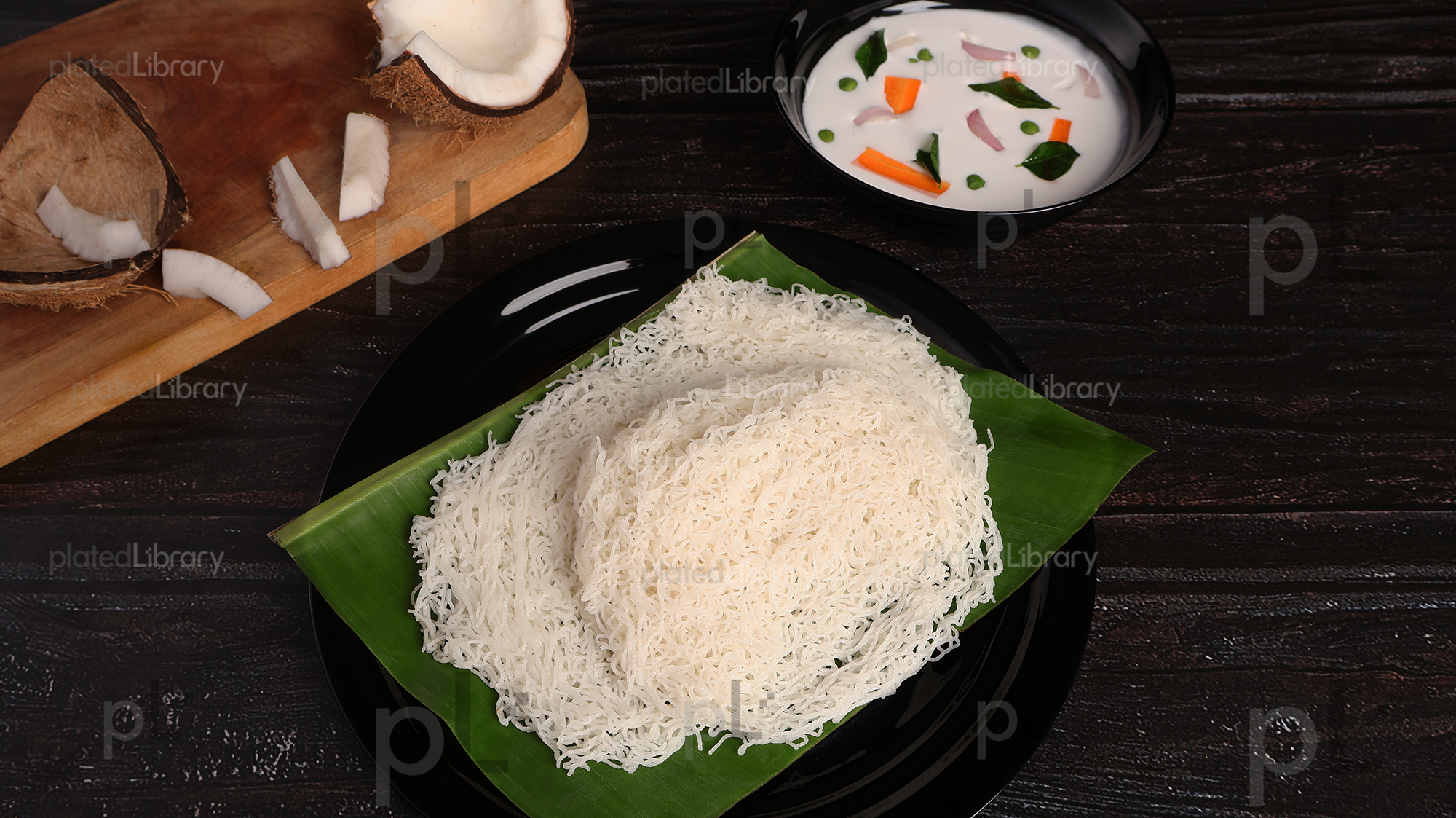 Idiyappam Coconut Milk