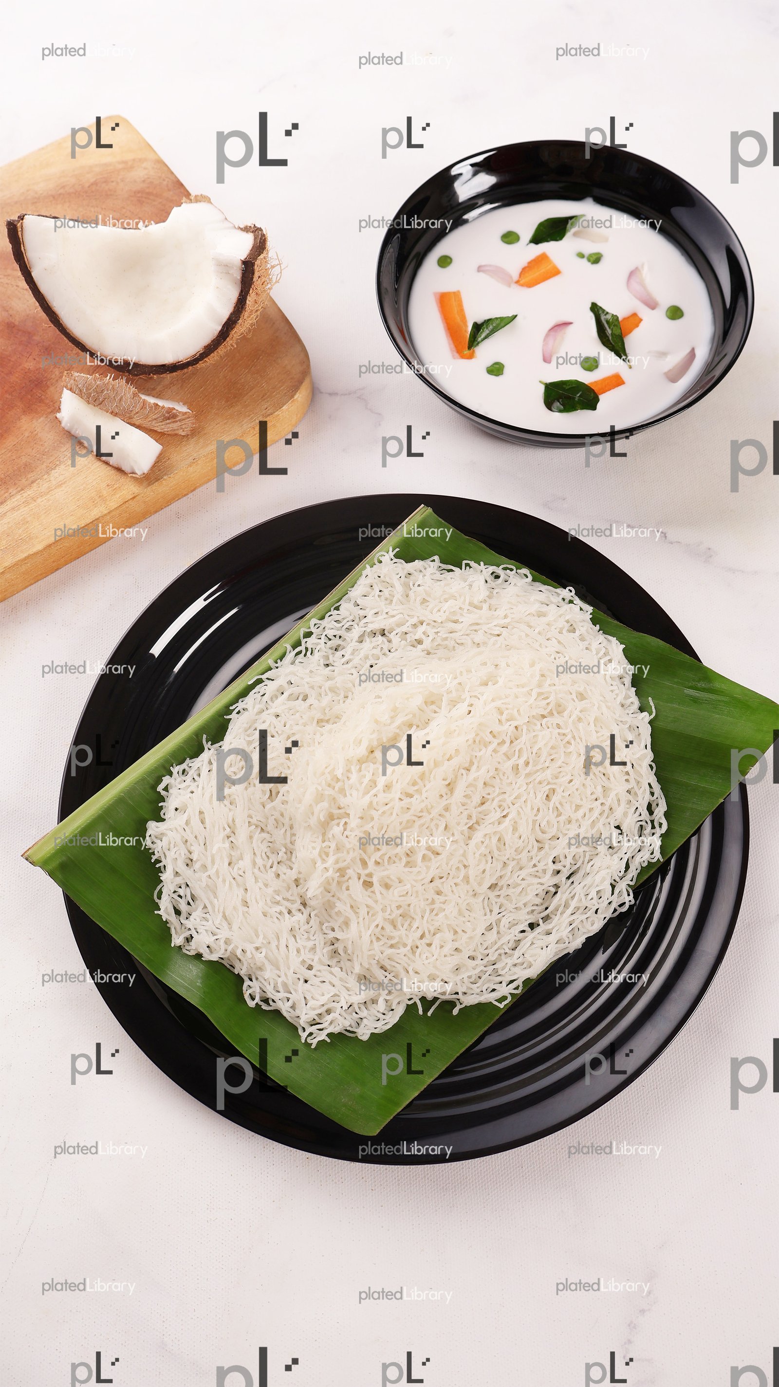 Idiyappam Coconut Milk