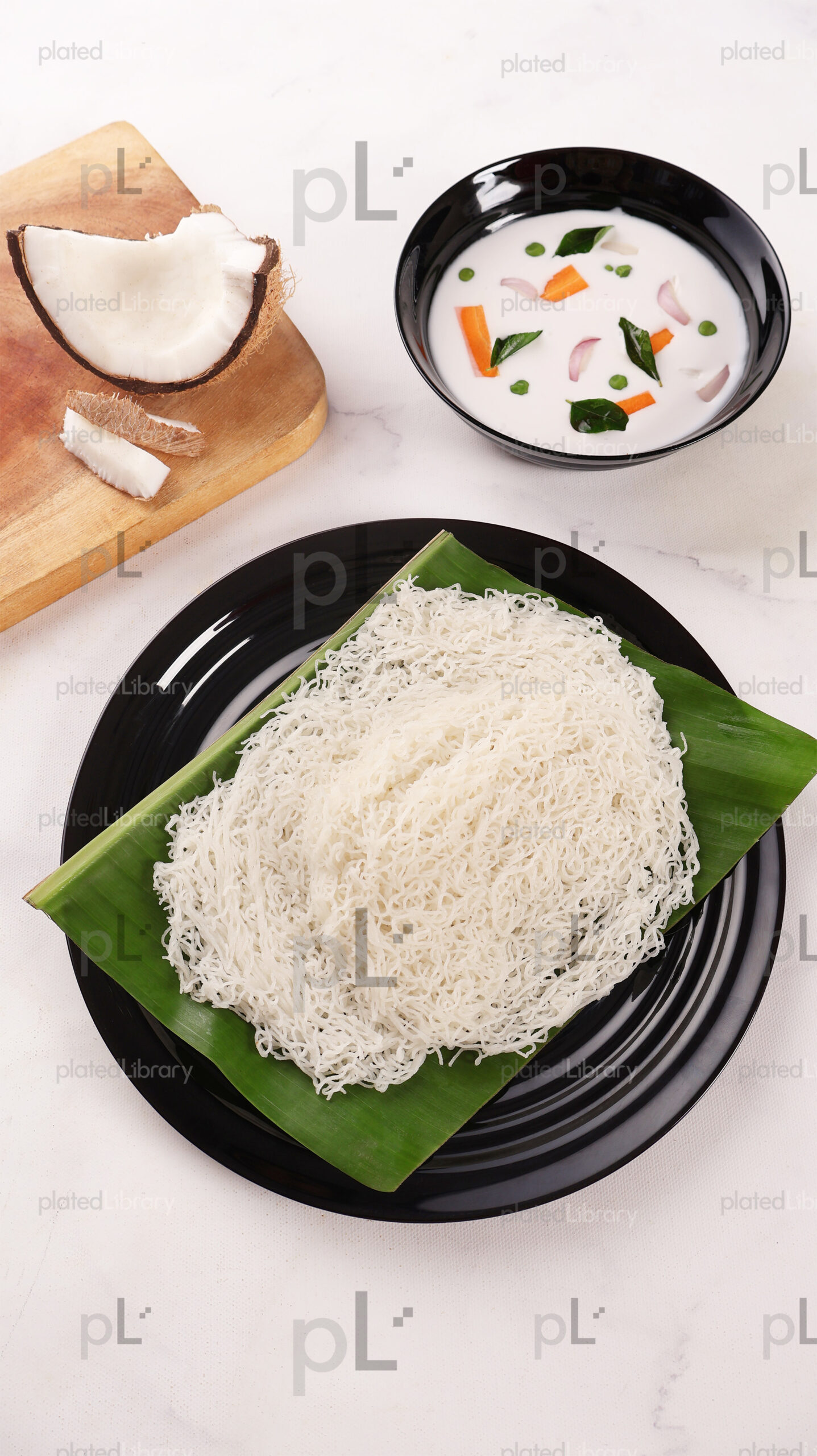 Idiyappam Coconut Milk