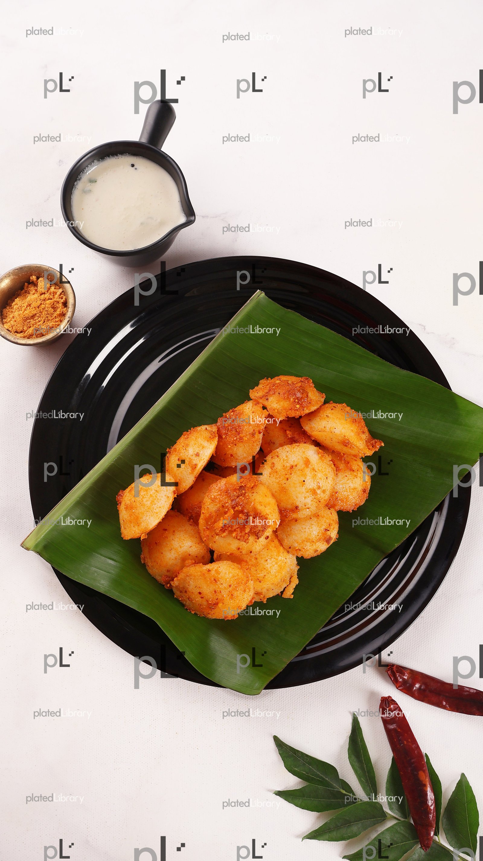 Podi Button Idli