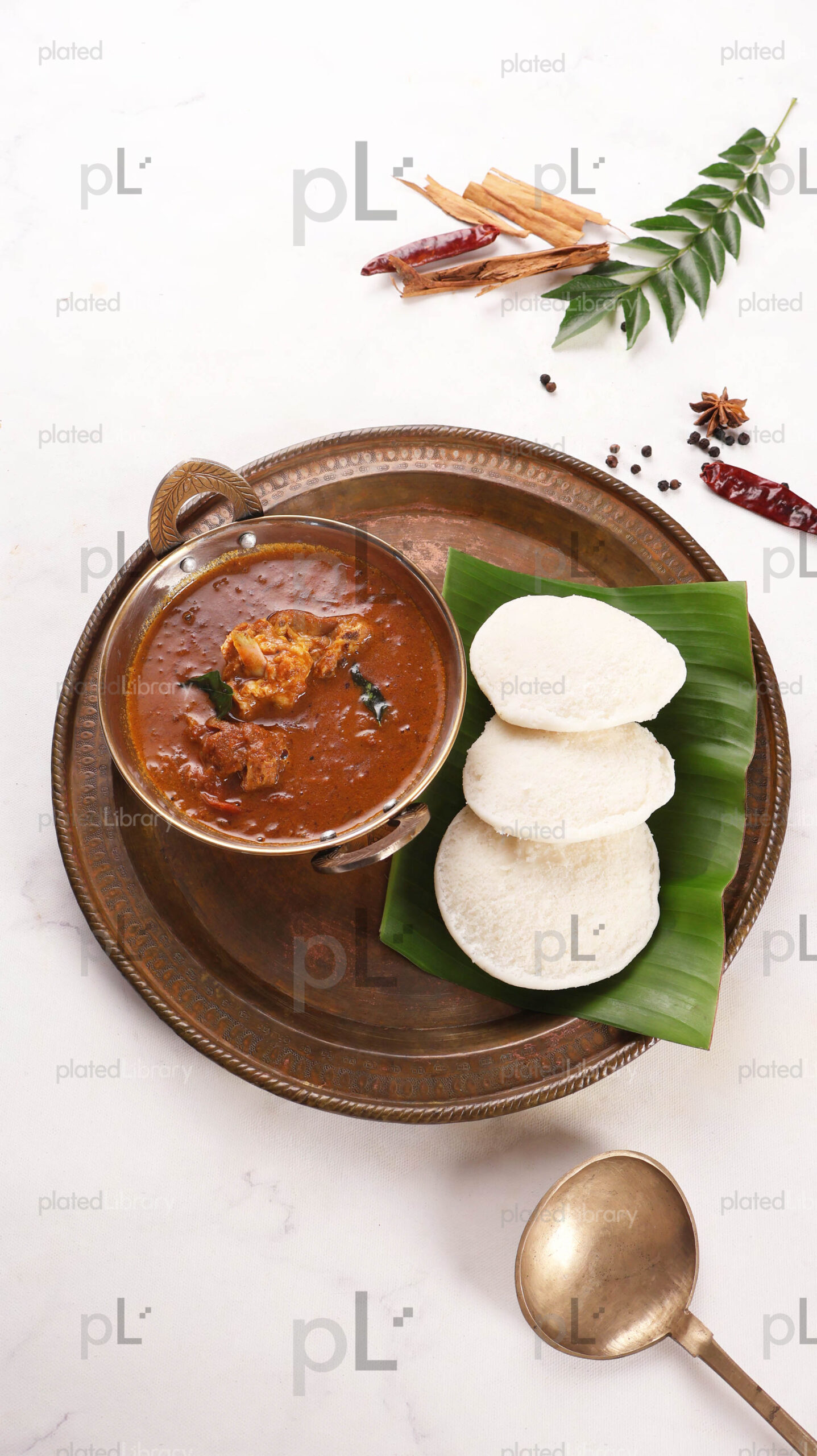 Idli Mutton Curry