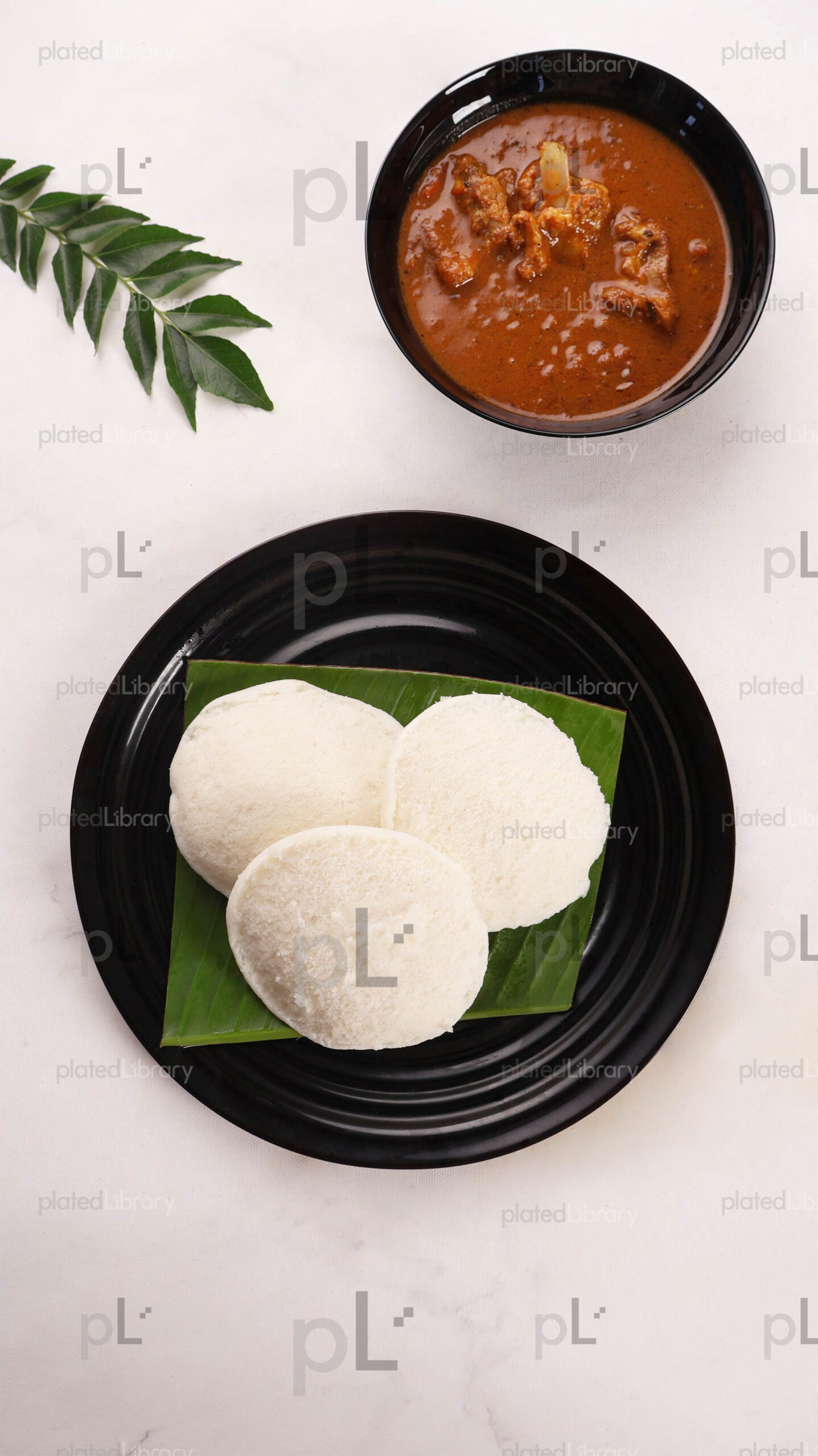 Idli Chicken Curry