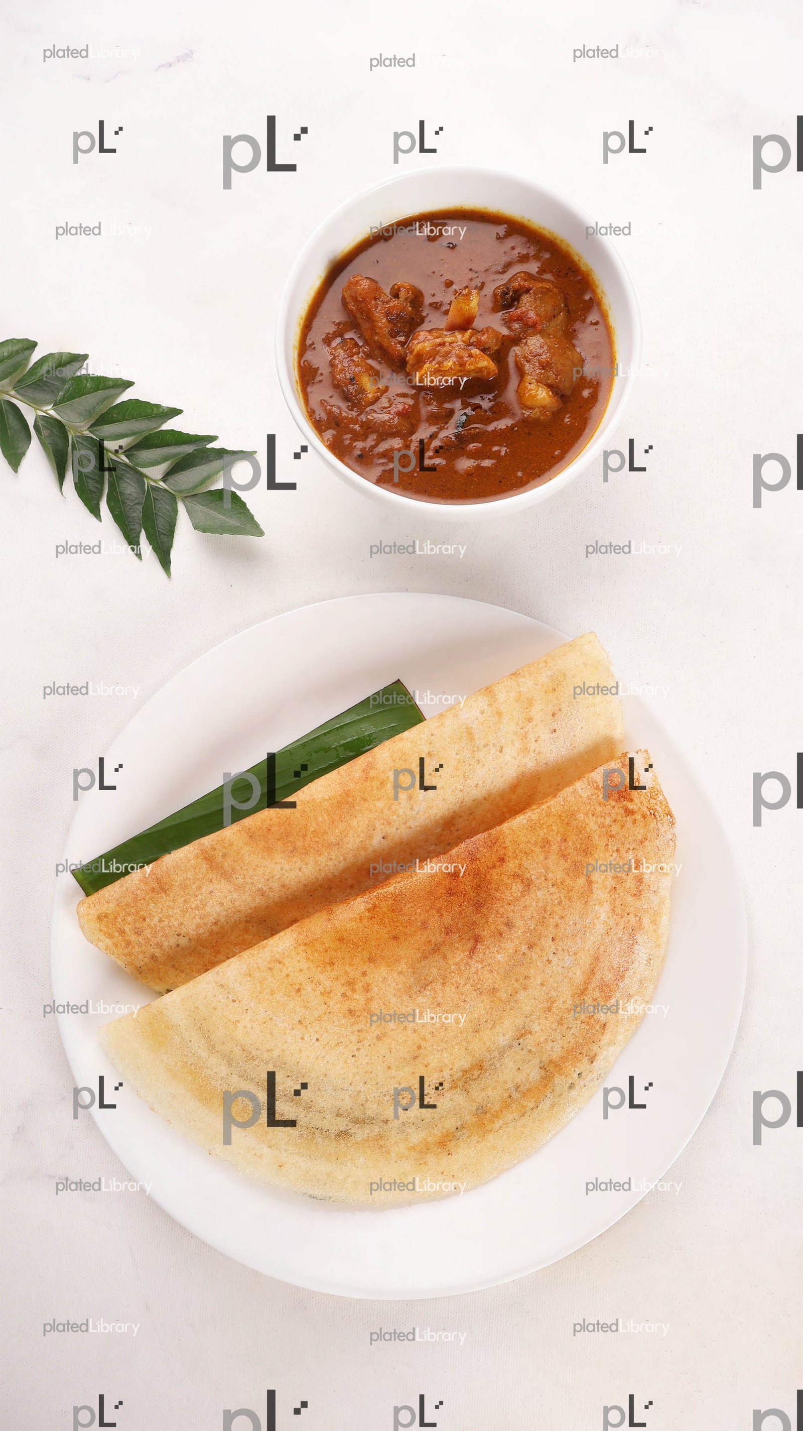 Dosa Chicken Curry