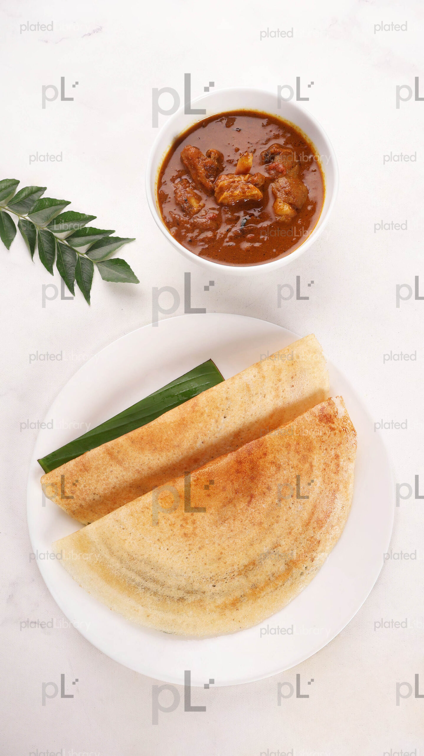 Dosa Chicken Curry