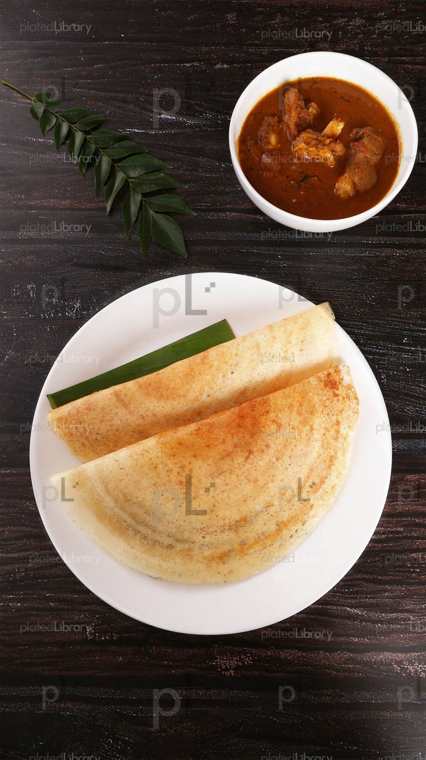 Dosa Chicken Curry