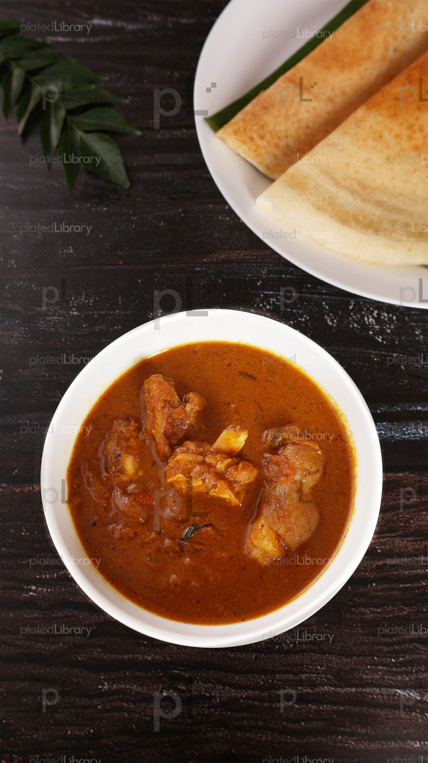 Dosa Chicken Curry