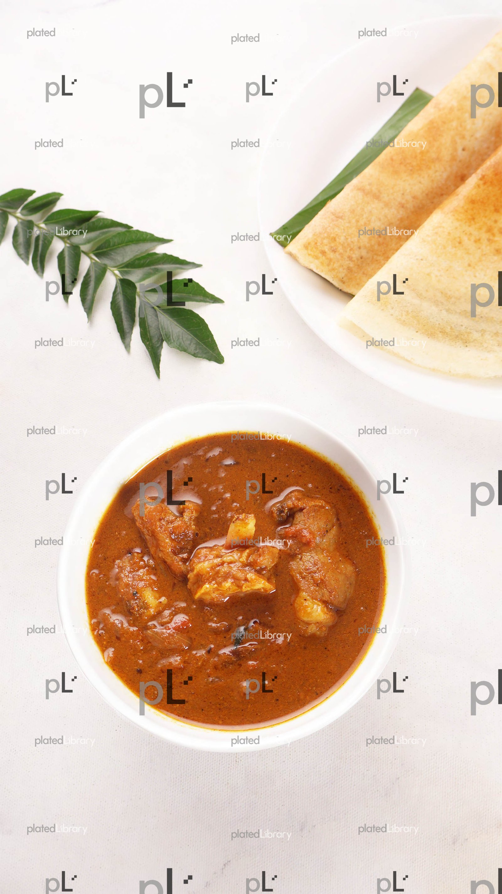 Dosa Chicken Curry