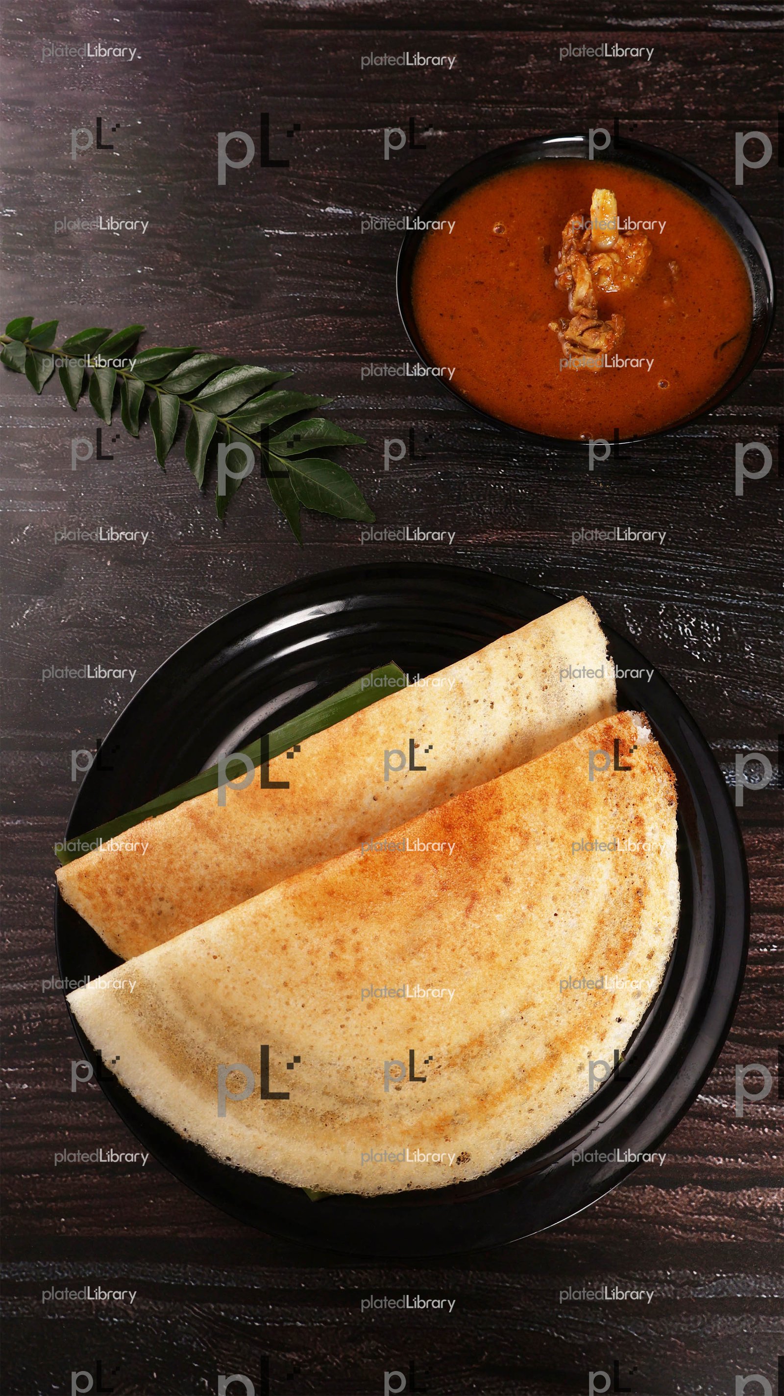 Dosa Chicken Curry