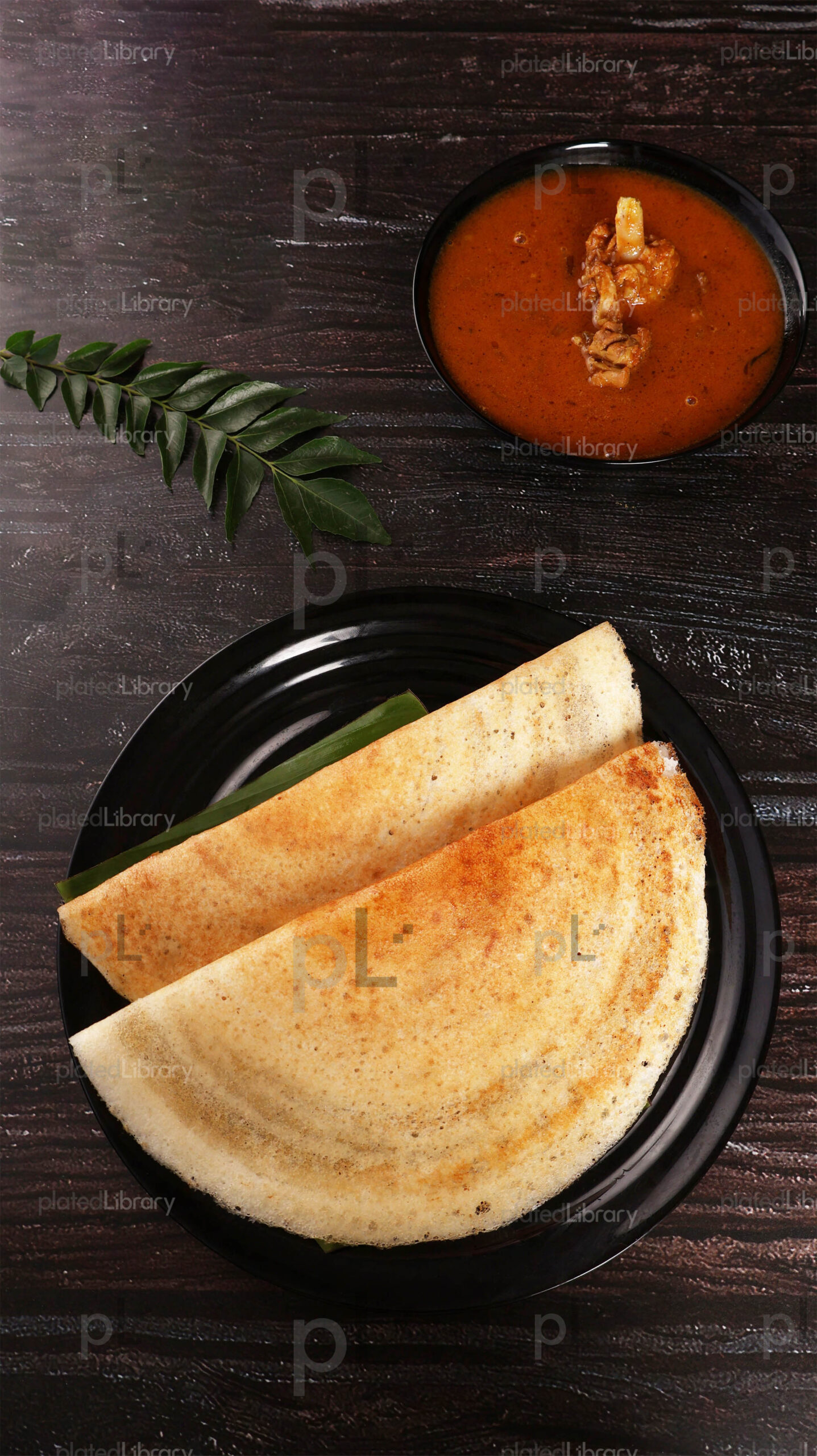Dosa Chicken Curry