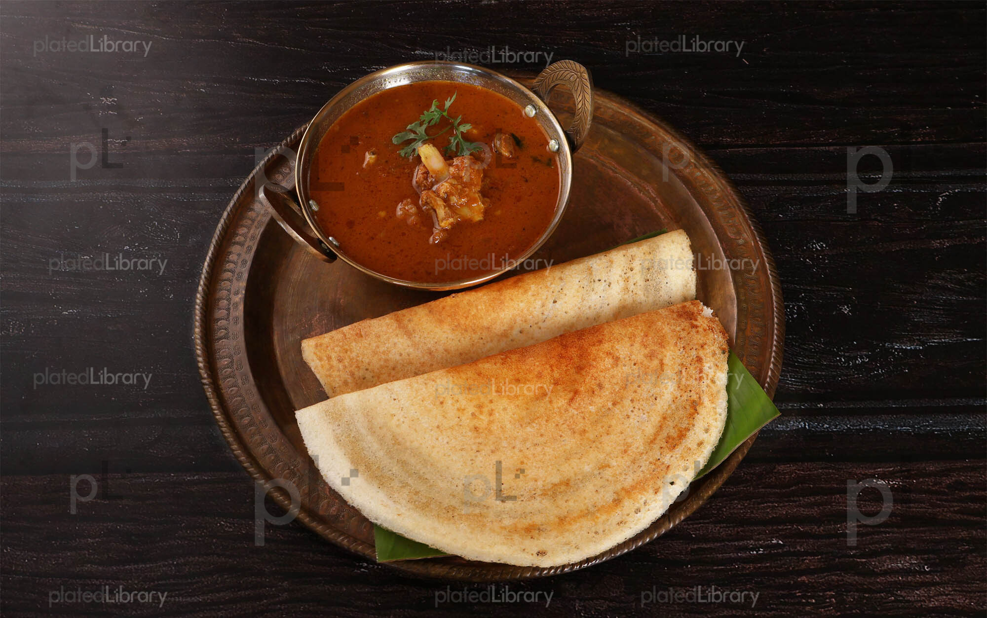 Dosa Chicken Curry
