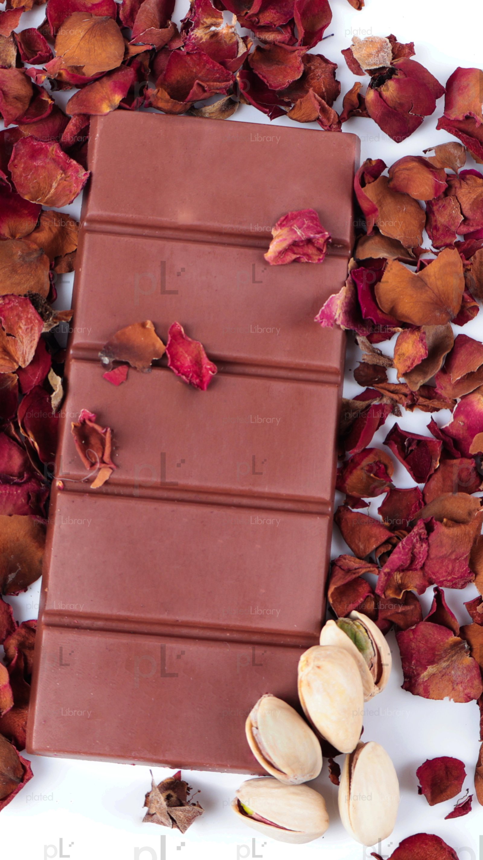 Dark Chocolate Rose Pistachio