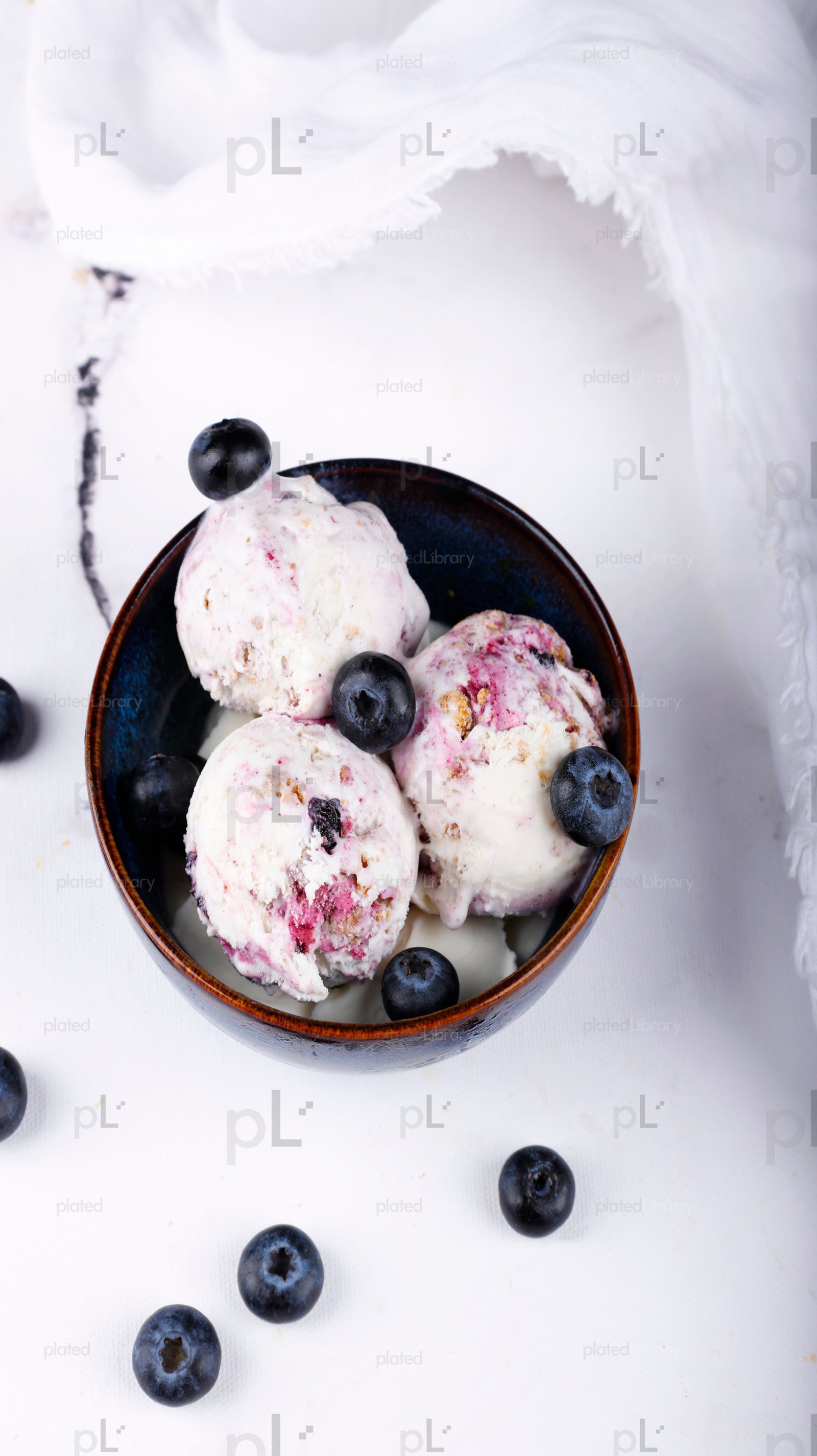 Blueberry Ice Cream