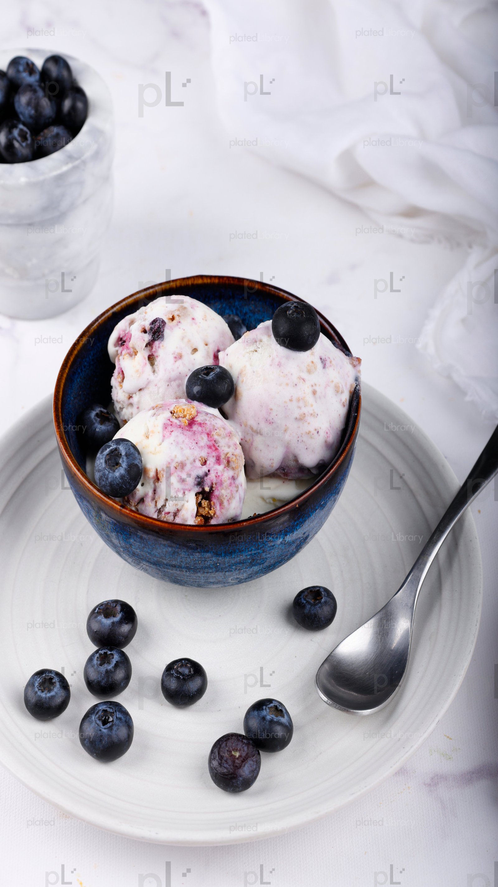 Blueberry Ice Cream