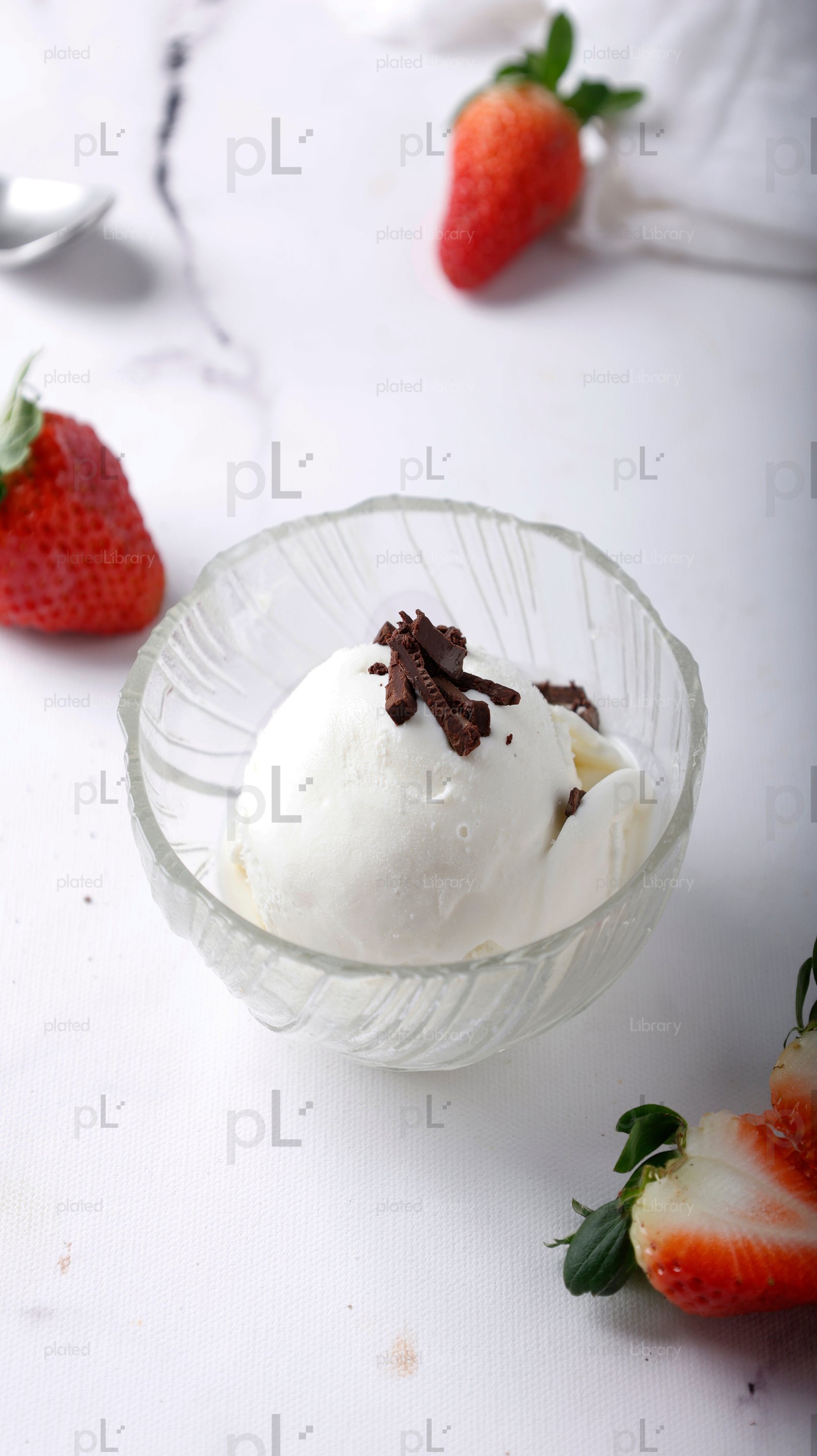 Strawberry Vanilla Ice Cream
