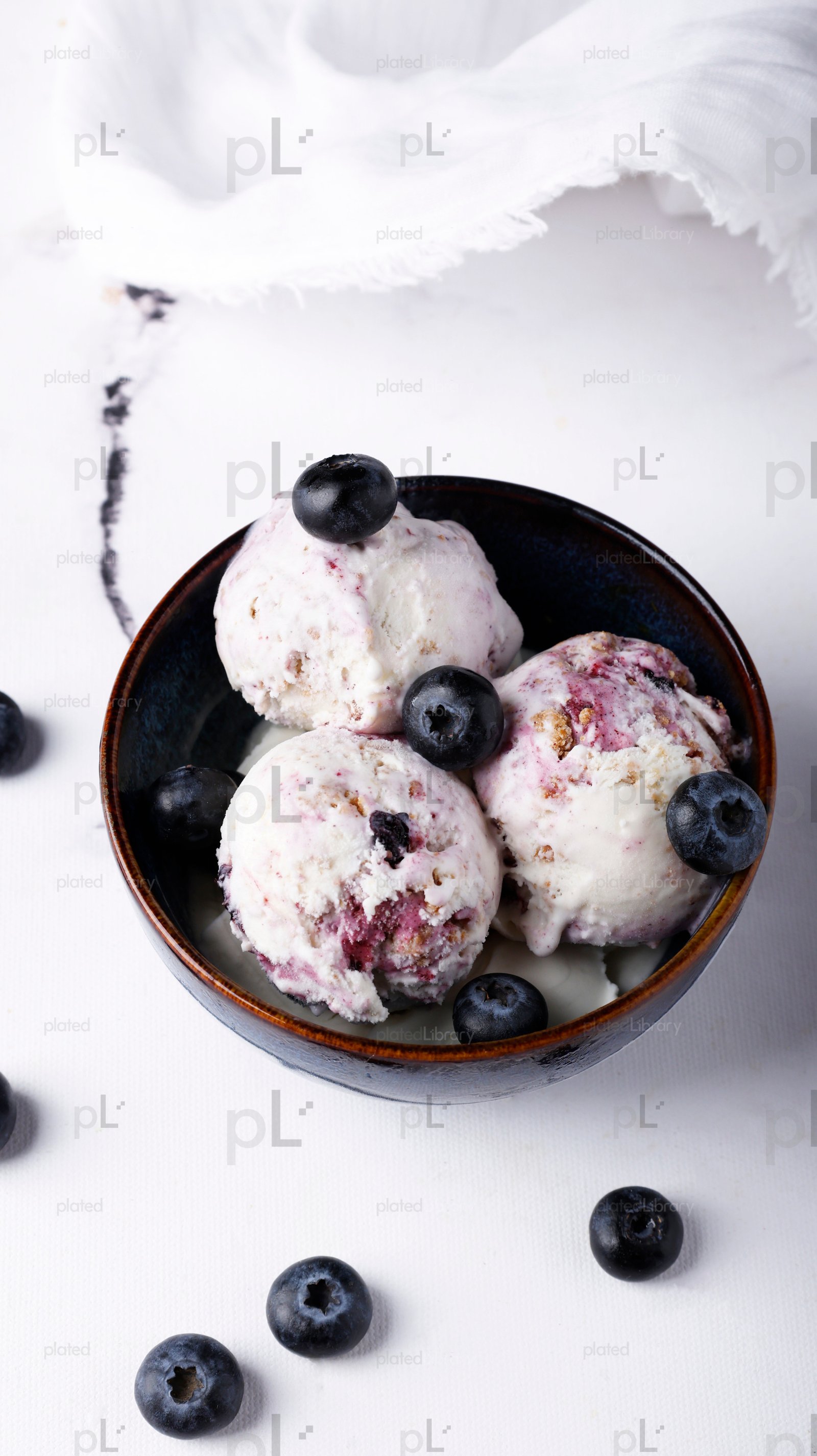 Blueberry Ice Cream
