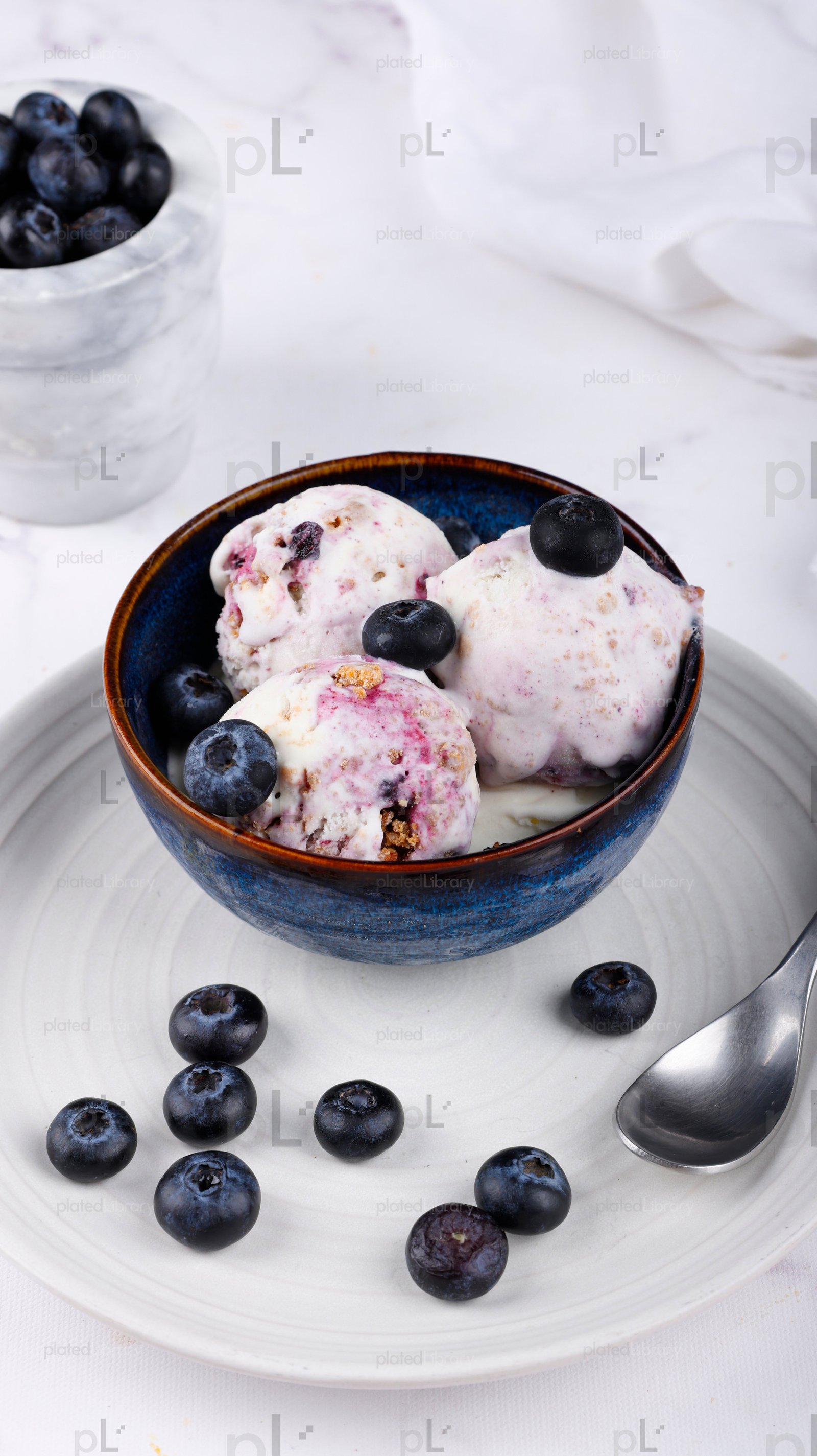 Blueberry Ice Cream