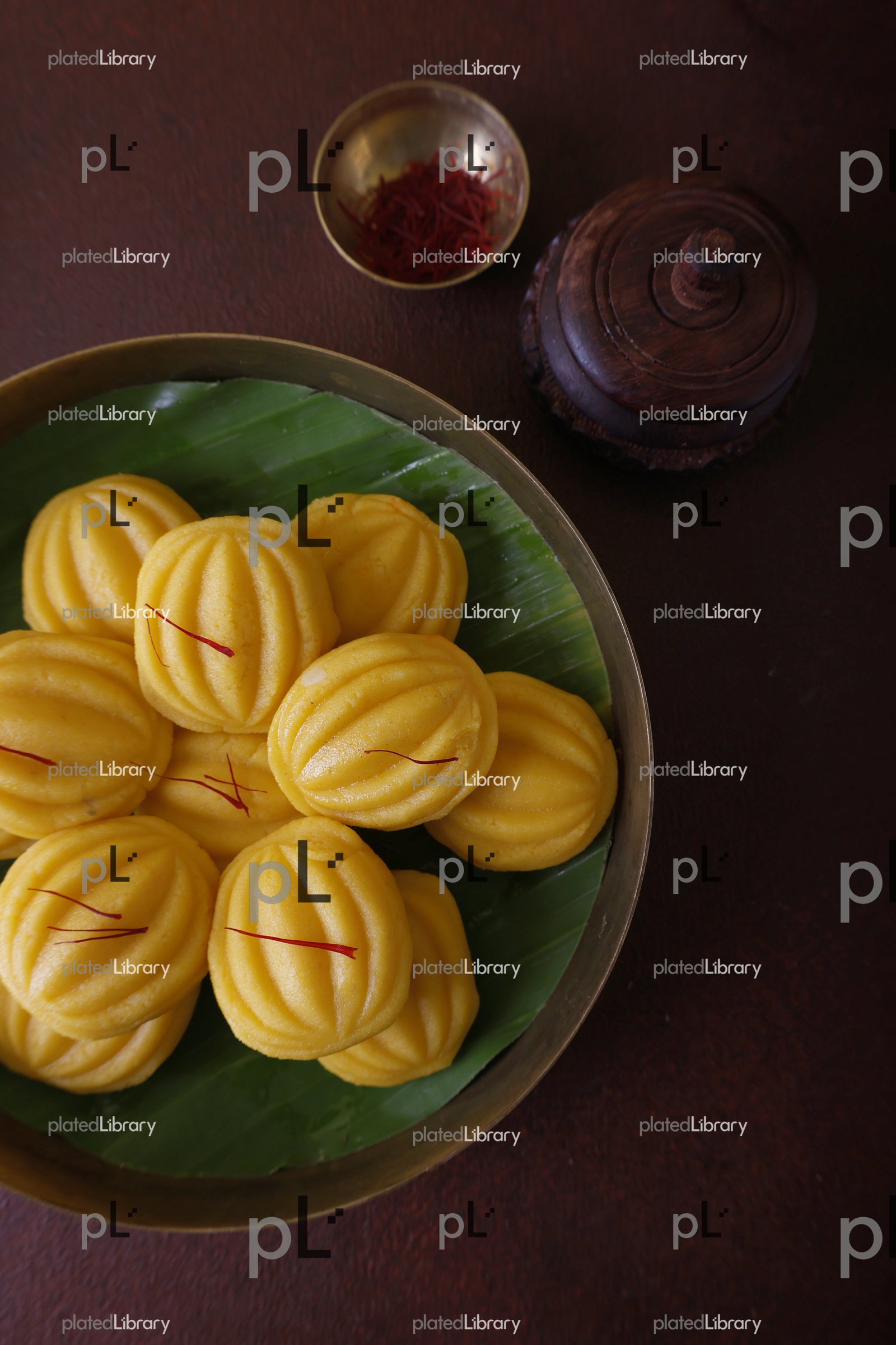 Saffron Peda/ Kesar Peda/Holi Sweet