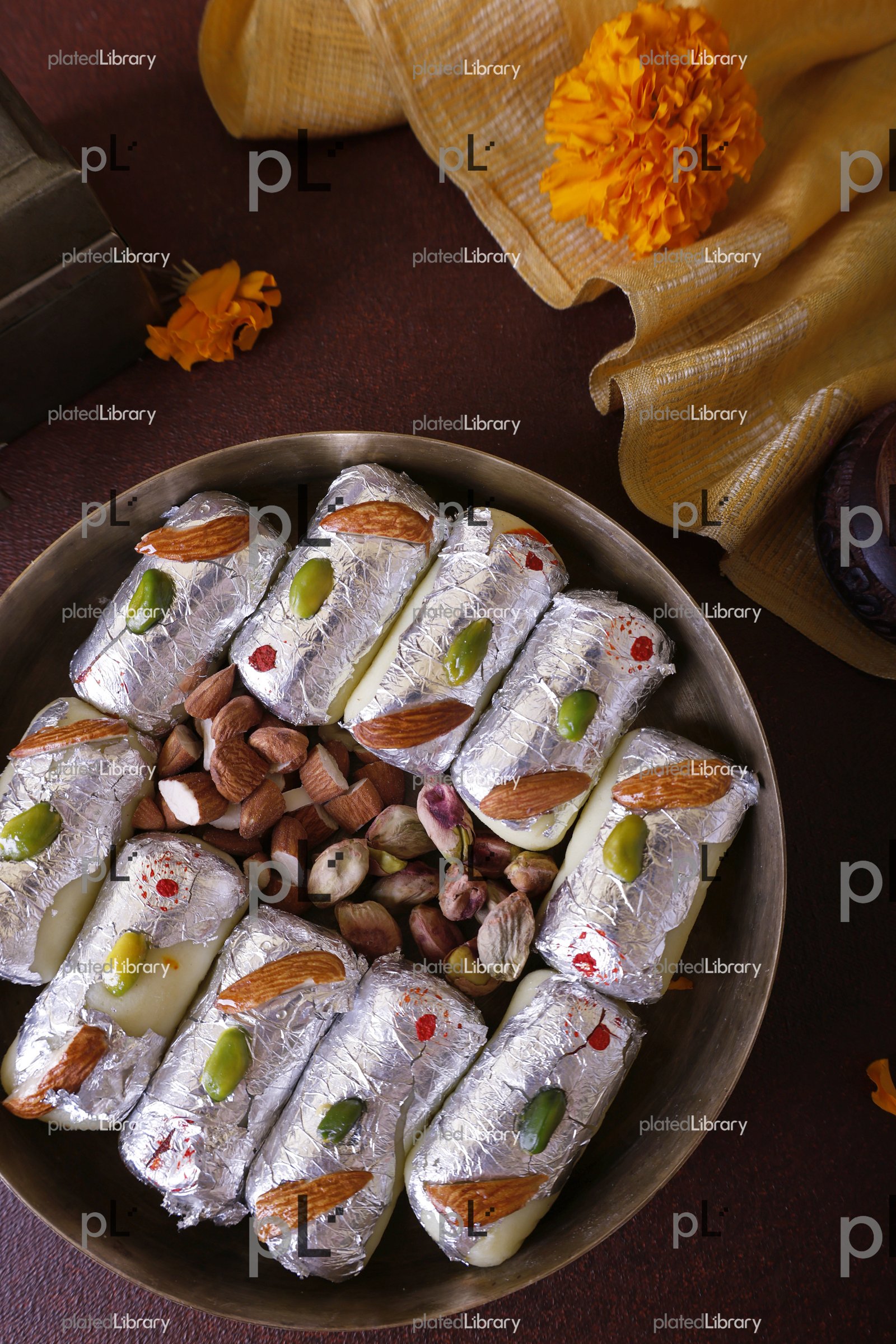 Milk Sweet Roll/Mava Roll/Badam Kova roll
