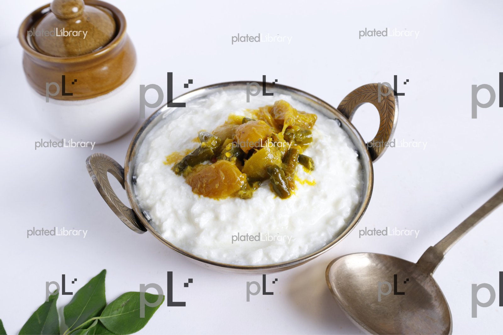 Curd Rice with Pickle