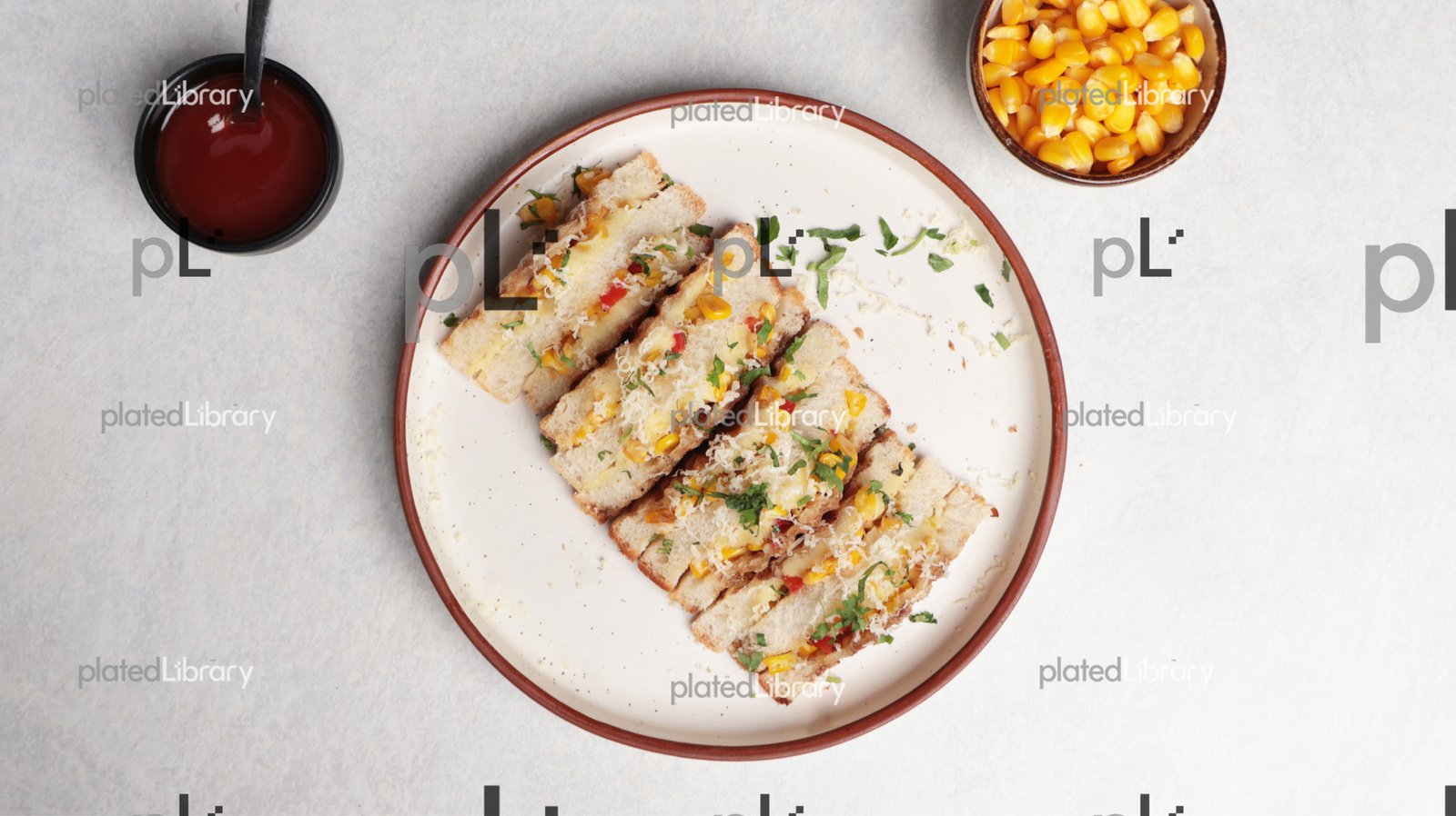 Corn Cheese  Sandwich