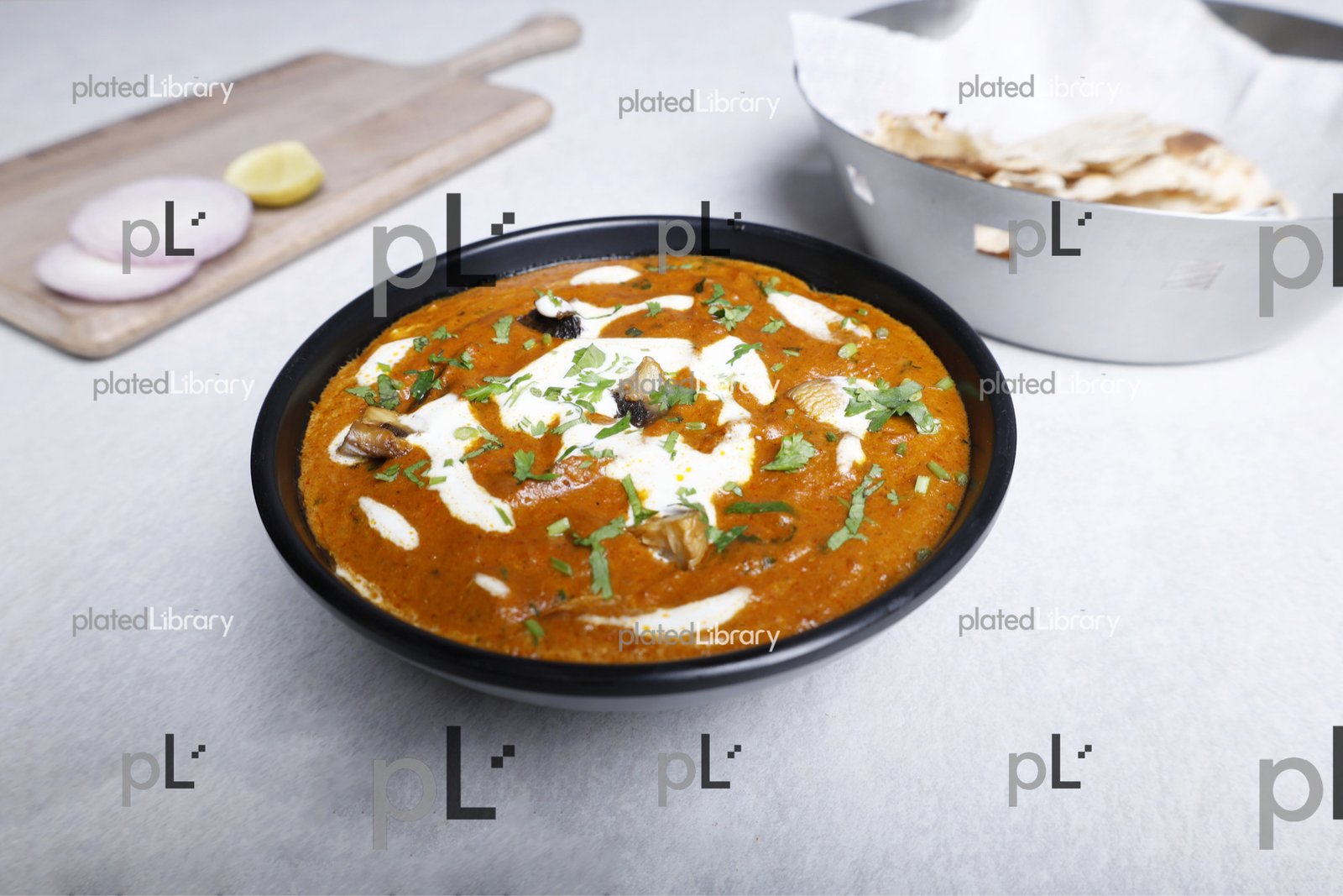 Mushroom Masala with Roti