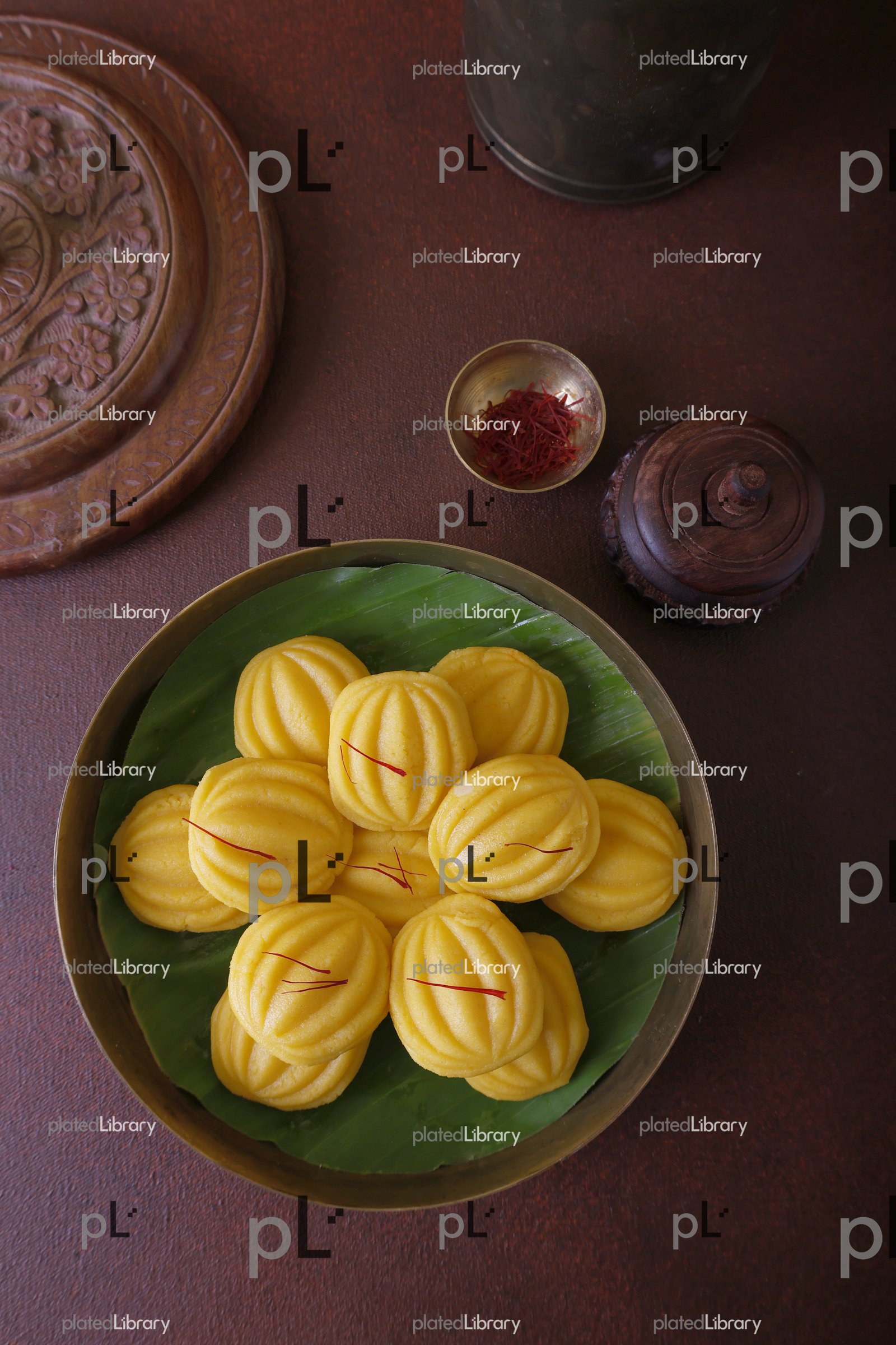 Saffron Peda/Kesar Peda/Holi Sweet