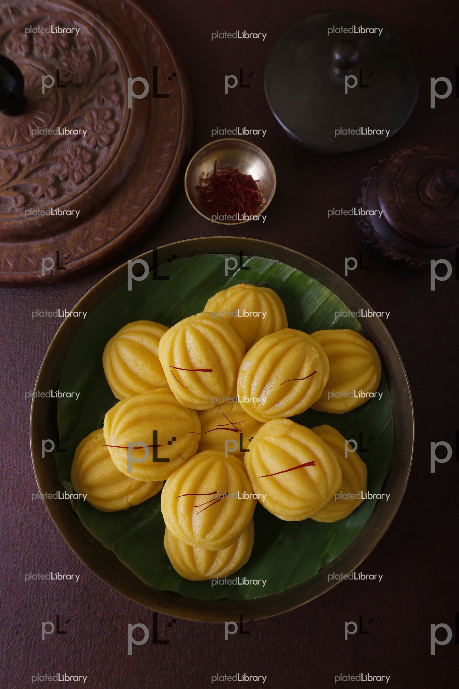 Saffron Peda/Kesar Peda/Holi Sweet