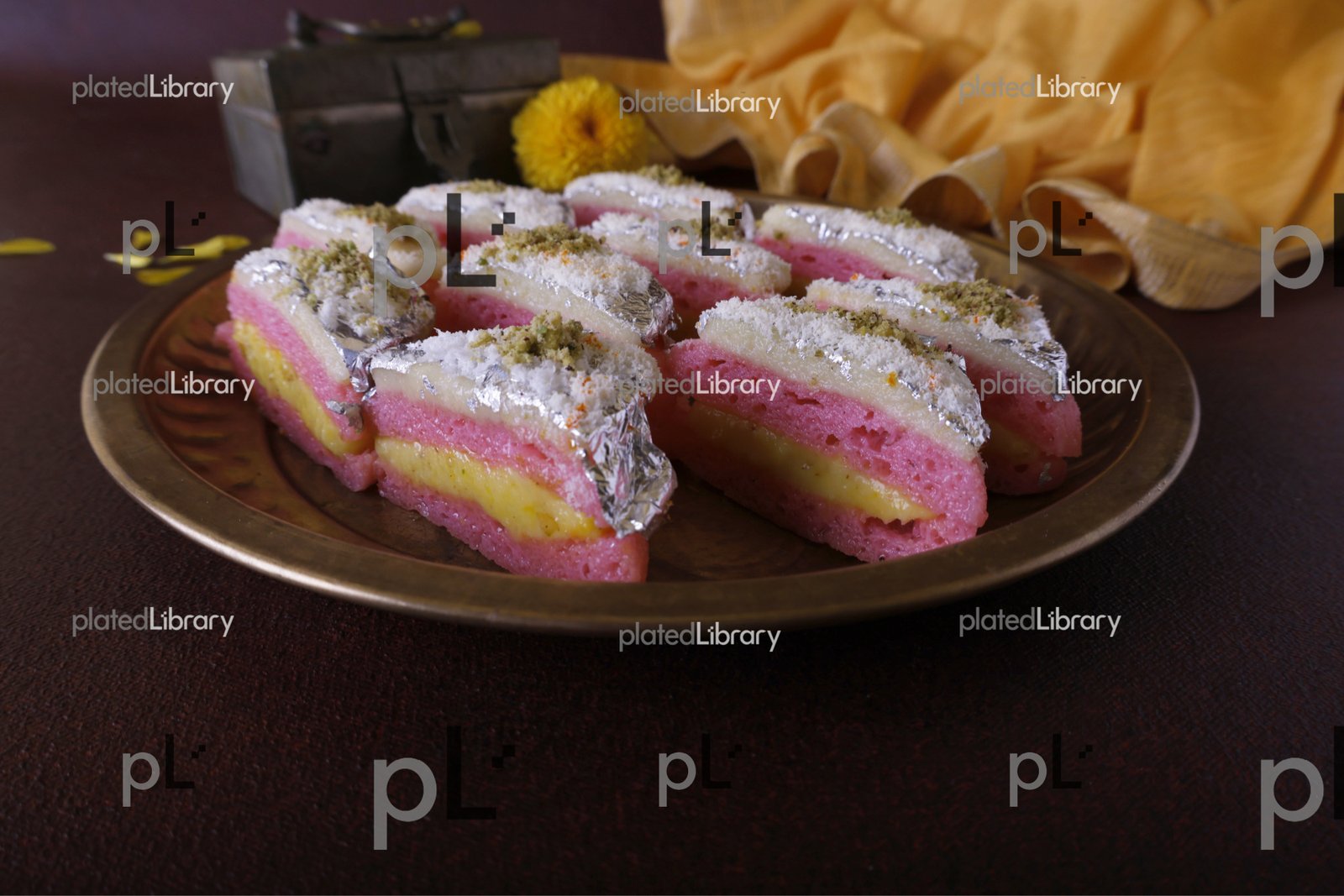 Pink Sandwich/ Diwali Sweet