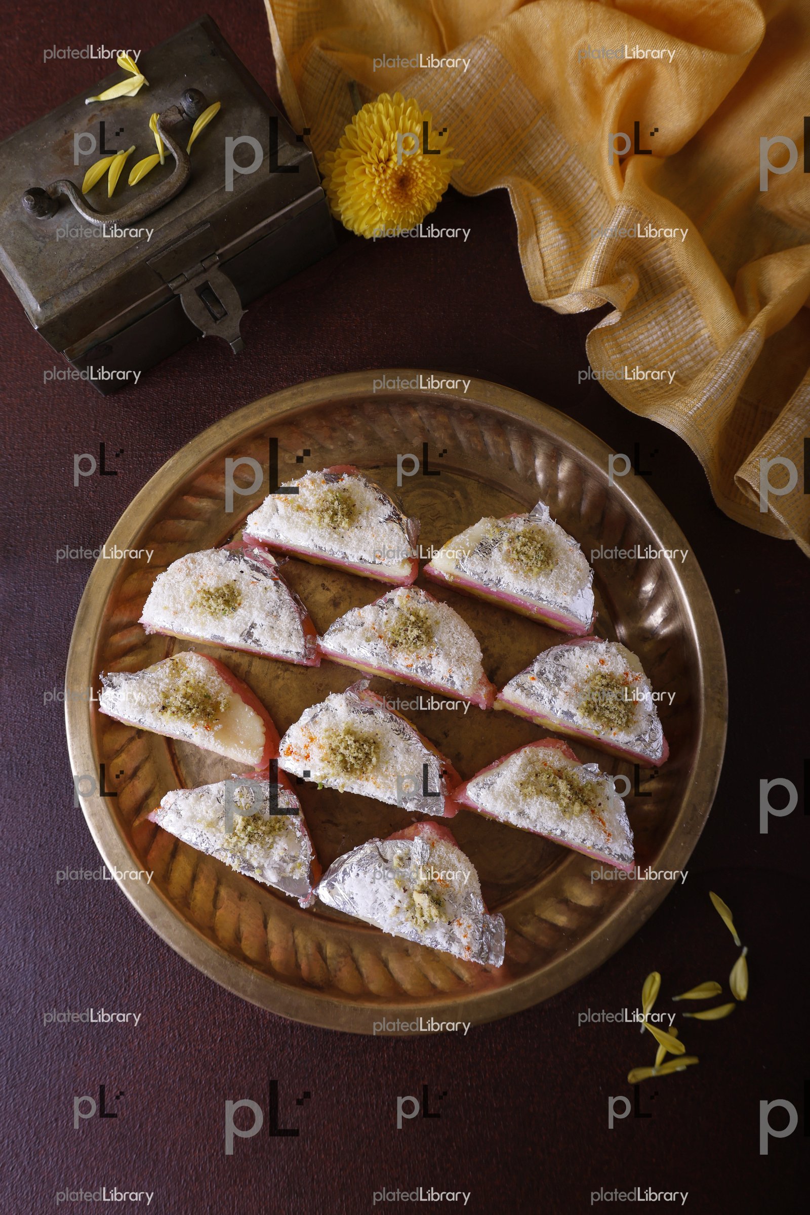Pink Sandwich/ Diwali Sweet