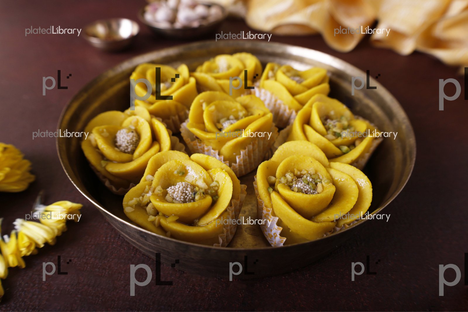Kesar Flower Sweet Diwali/Basant Panchami Sweet