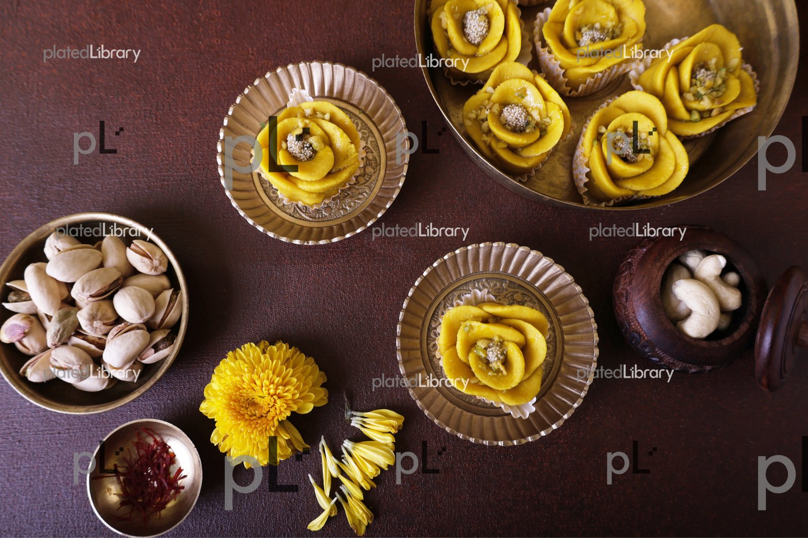 Kesar Flower Sweet Diwali/Basant Panchami Sweet