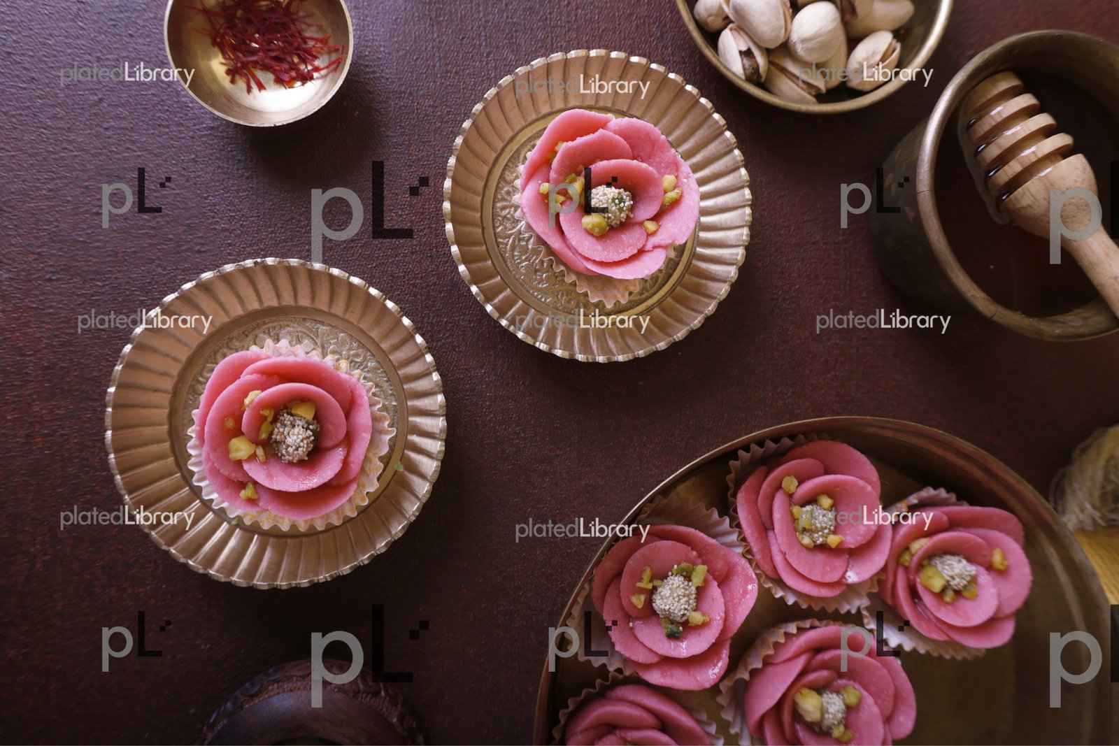 Pink Flower/Kaju Rose Mithai Diwali/Rakshabandhan Sweet