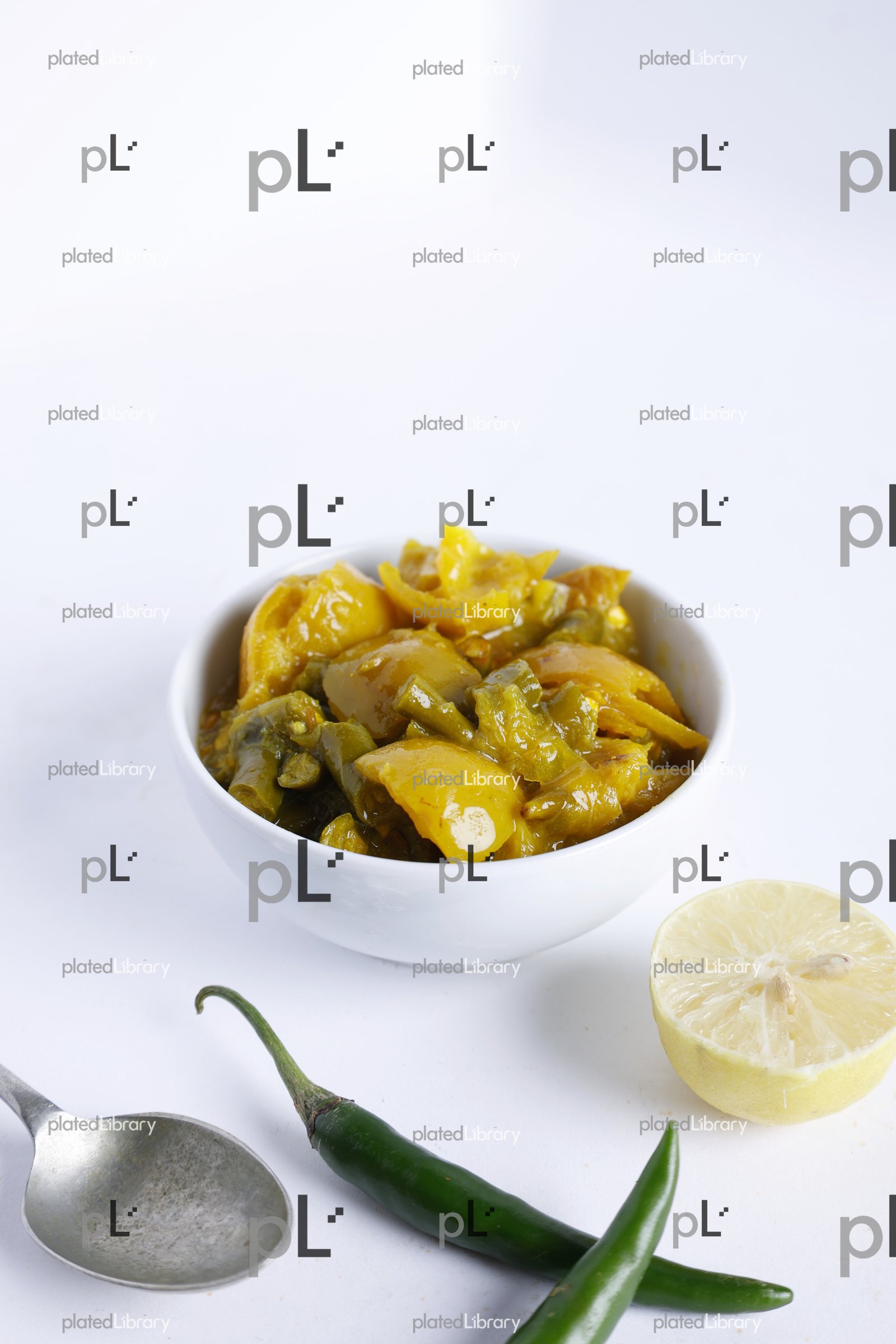Lemon And Green Chilly Pickle