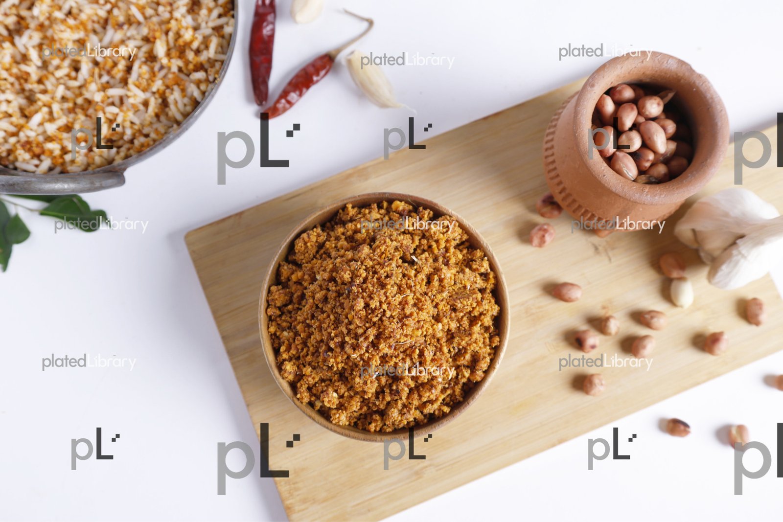 Peanut Garlic Podi/Powder