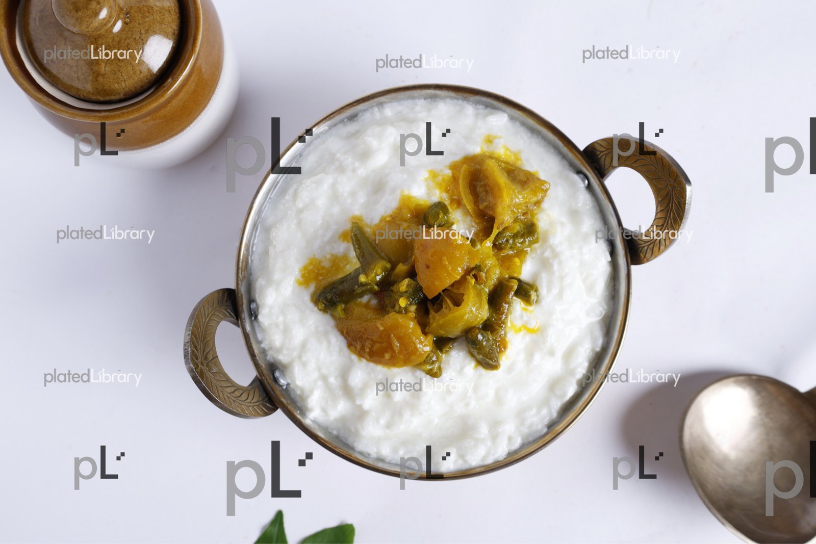 Curd Rice with Pickle