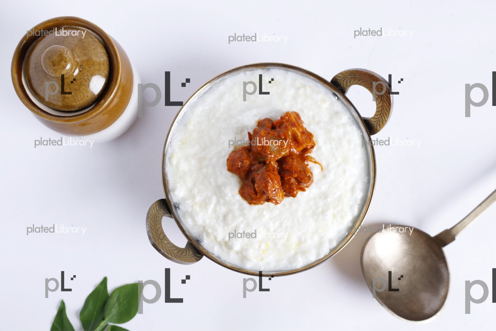 Curd Rice with Pickle