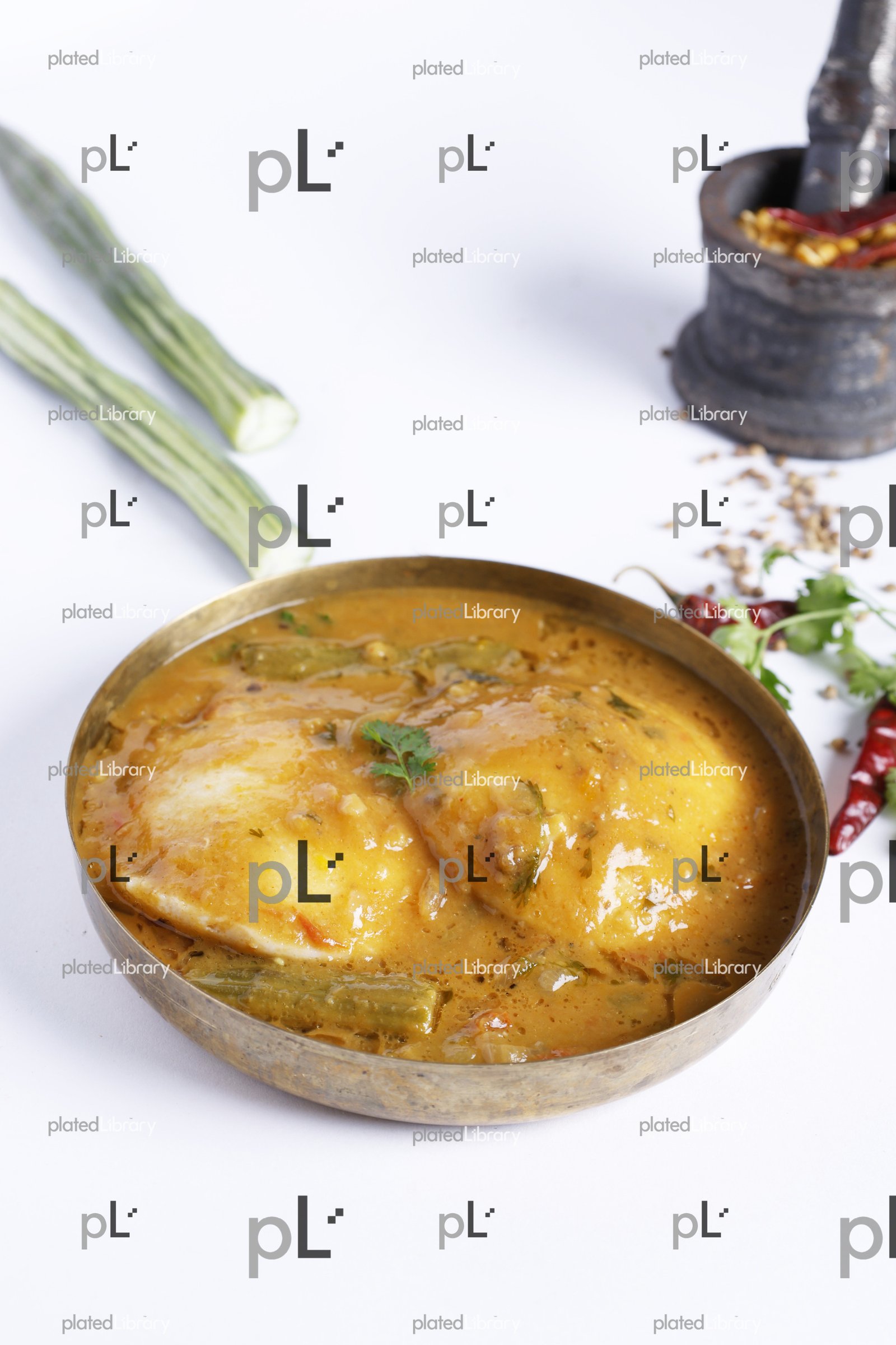 Sambar Dip Idly with Ghee